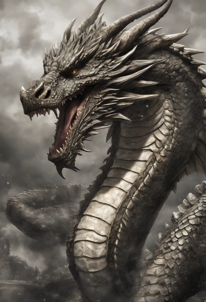 （The head of the silver dragon is among the knights）, The knife is shining，Silver knife, [Silver Dragon] [Sharp, glimmering], [Precise, Thin edges], [Meticulous, Surgical precision]
