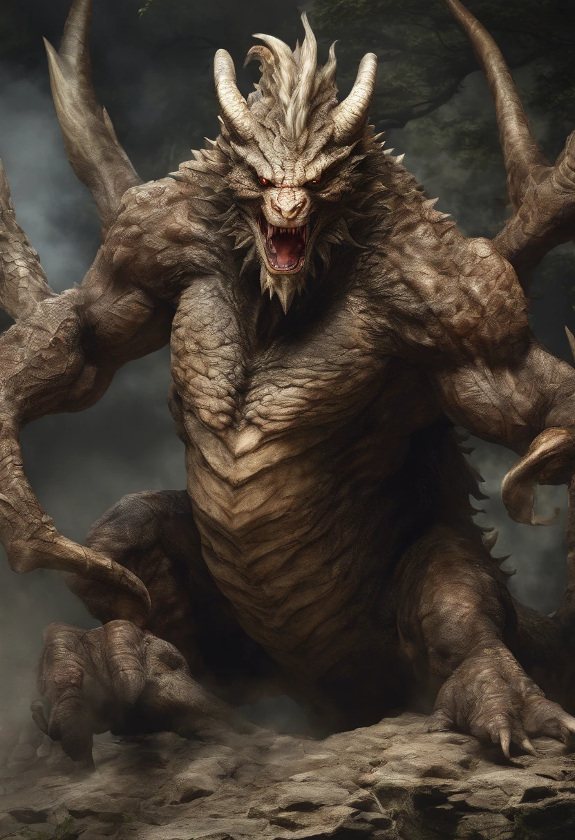 (by darkgem:1.4), masterpiece, best details, real life, depth of field, detailed background, (bright lighting:1.4), nude, solo, (anthro), genitals, with bushy pubic hair and armpit hair, enjoyment, attitude, clear details, powerful, pleasure, self-pleasure, perfect hands, covered in fur, fangs, tongue, paws, claws, tail, detailed nipples, ((anthro female crocodile):1.4, sexy girl woman, monster girl, femme, hairy pussy, exposed vagina, (breasts:1.2)), (musky, body odour:1.6), (tattoos, piercings), genital close up