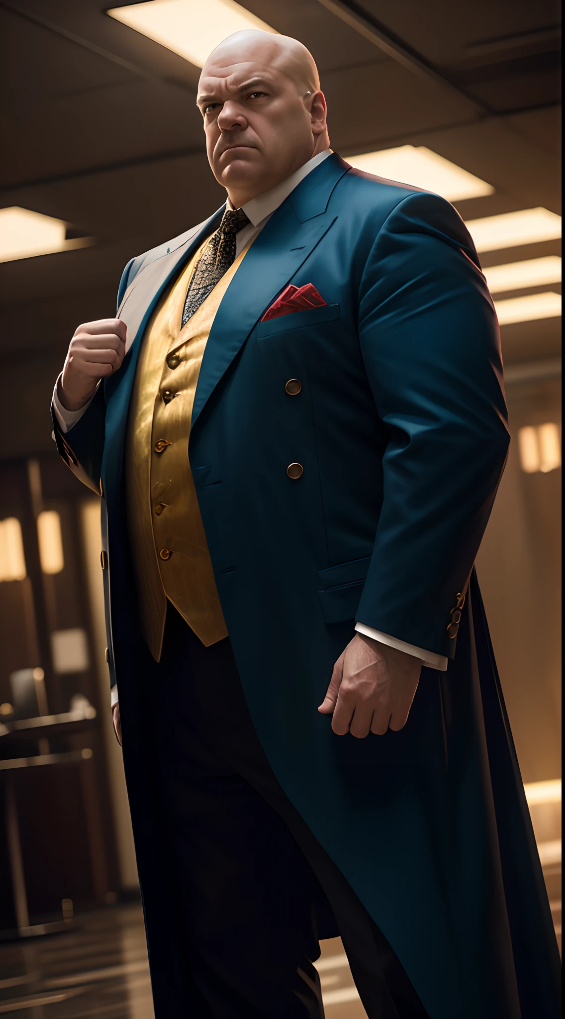 Kingpin Marvel, 35mm lens, photography, ultra details, HDR, UHD,8K