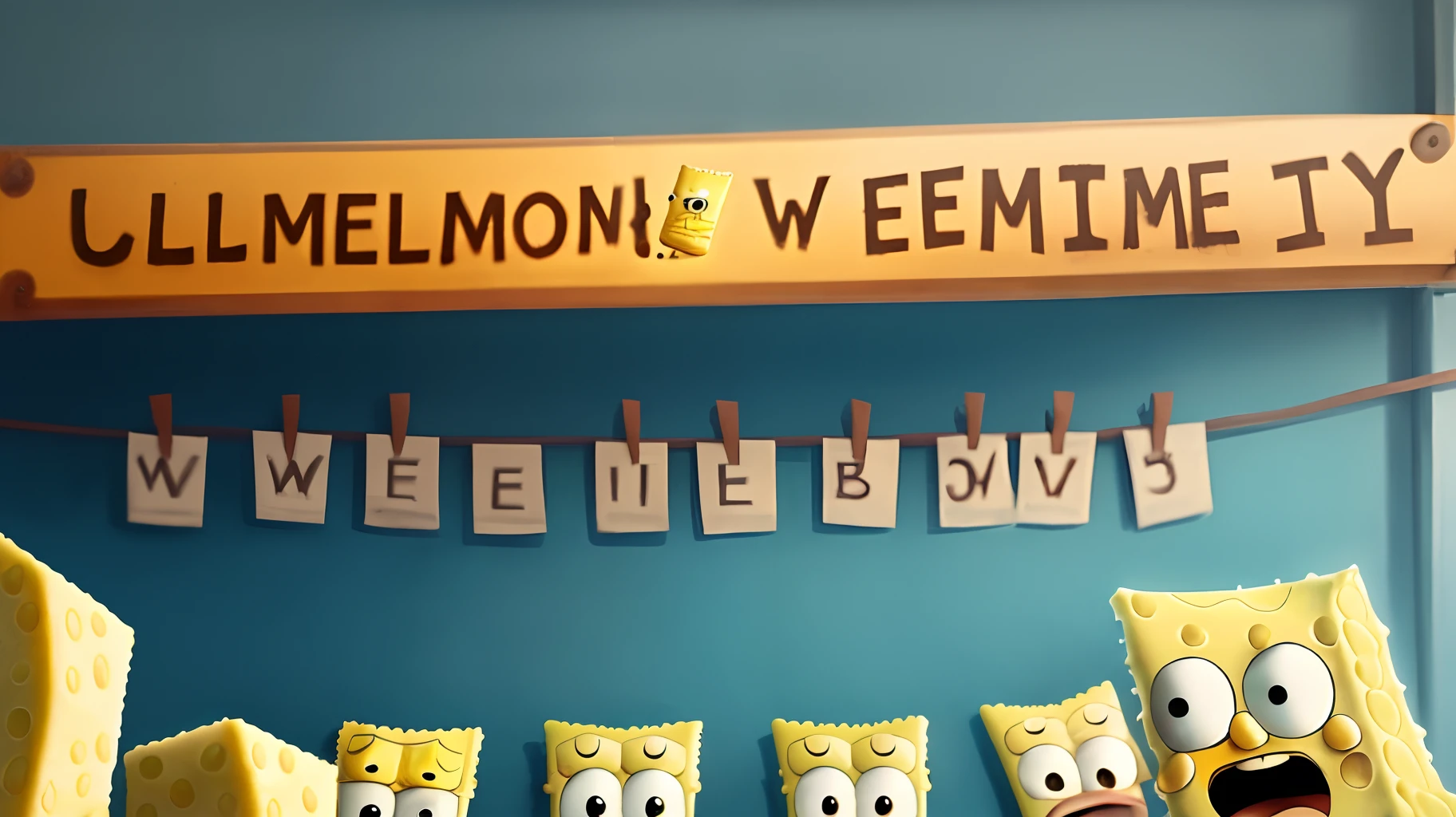 SpongeBob weeping in the unemployment line
