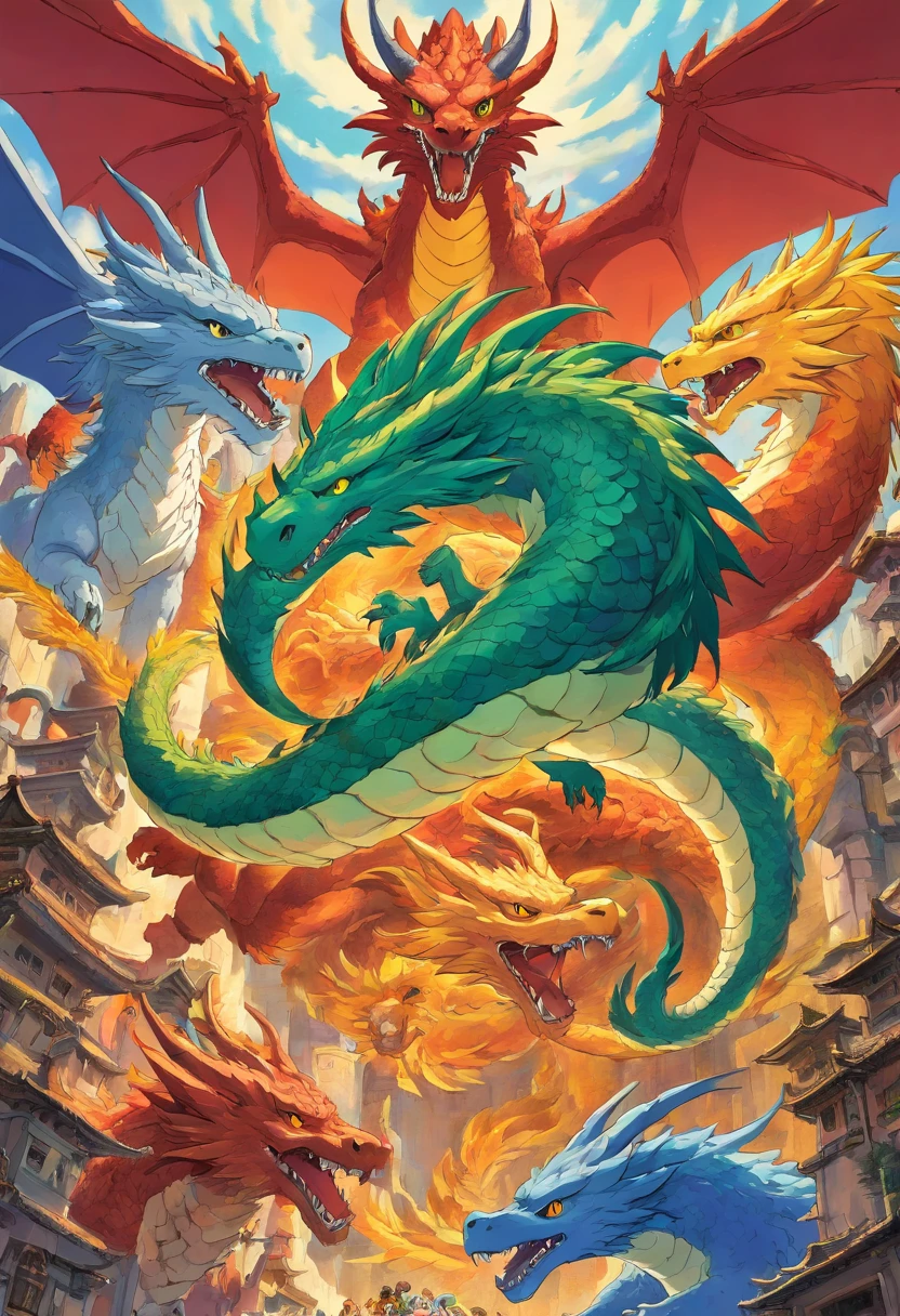 Five-headed tiamat