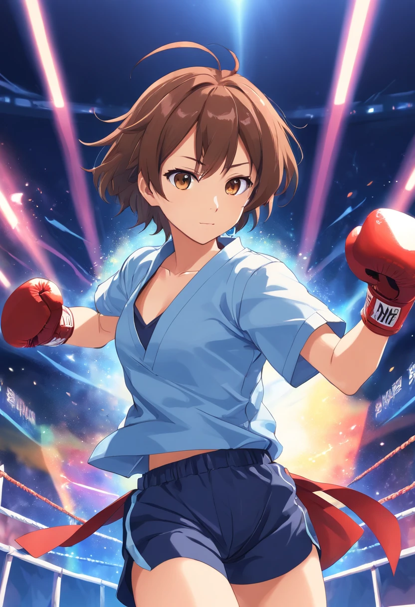 camboyano, piel bronceada, ojos marrones, Camisa, (Envoltura de mano blanca), Pantalones cortos de boxeo azul marino, No belt, descalzo, Pose de boxeo aleatorio, (todo fondo blanco), (centrado), Vector, Logotipo,