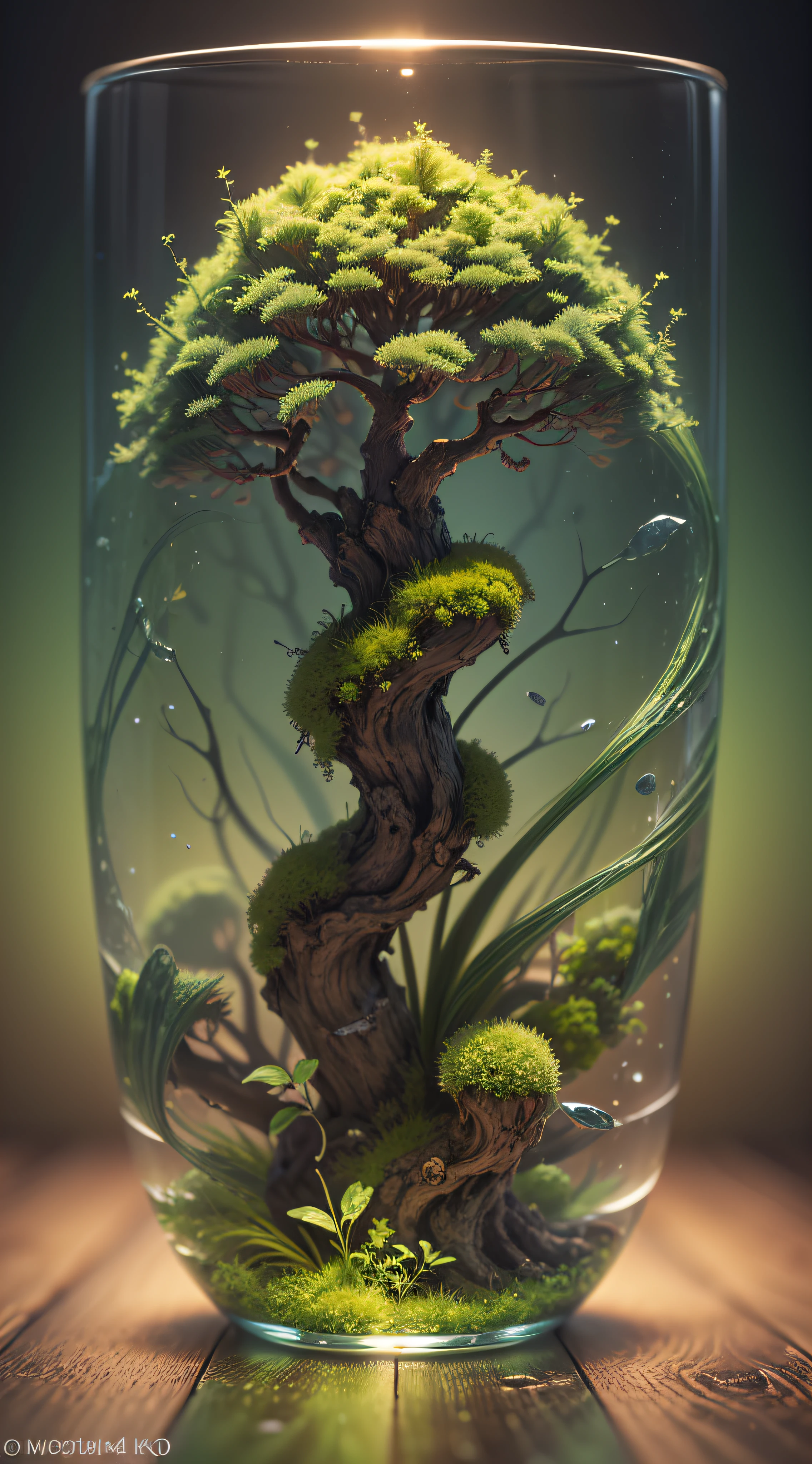 (best quality,4k,8k,highres,masterpiece:1.2),ultra-detailed,(realistic,photorealistic,photo-realistic:1.37),plant shaped like a brain,fractal,fibonacci,complex and symmetrical on both sides,moss-covered,emerald green,gradient colors,soft lighting,crystal-like textures,abstract surrealism,vibrant colors,sharp focus,mesmerizing patterns,detailed plant veins,ethereal atmosphere