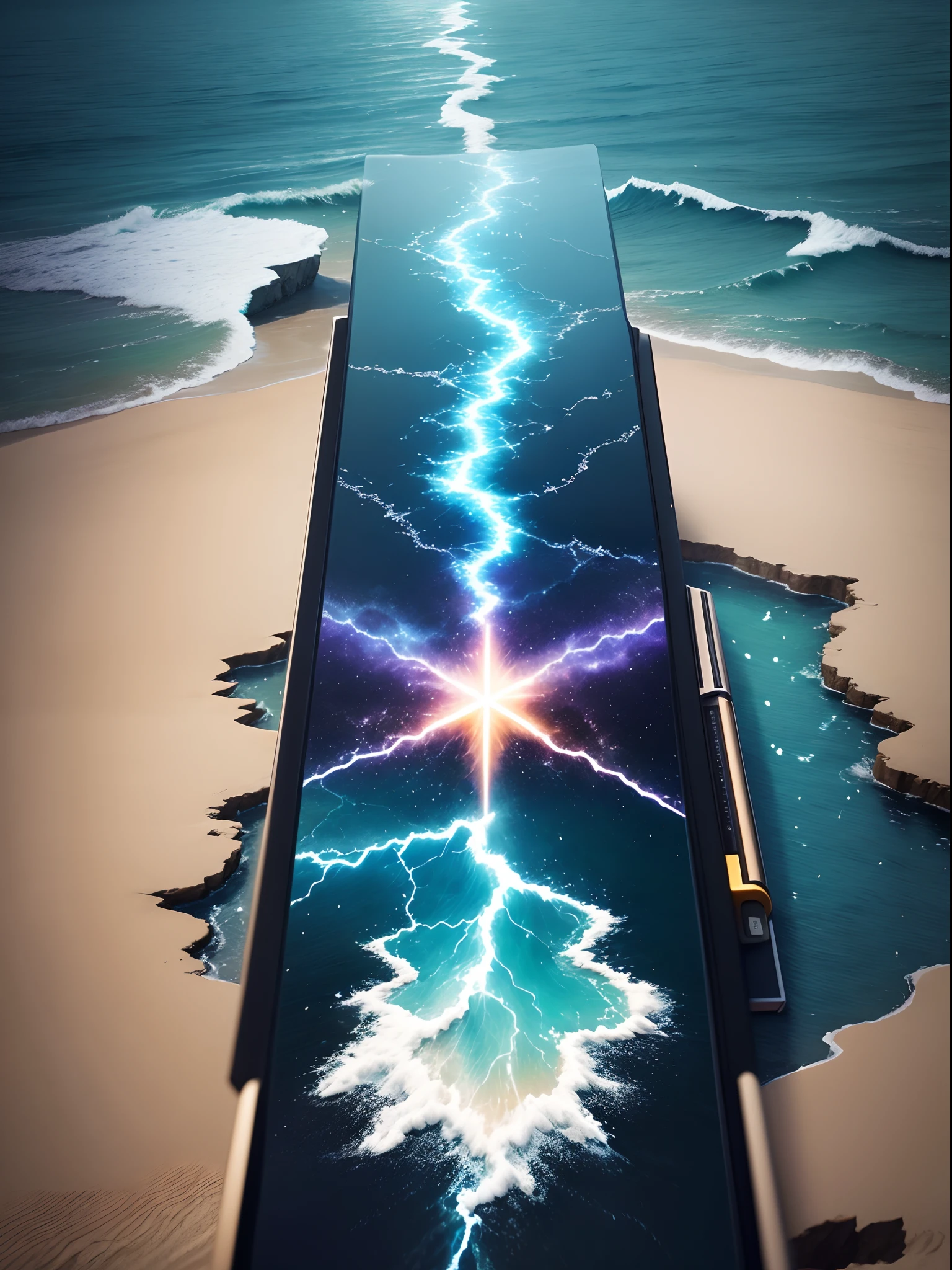 Mare、Cracking Sea、Yuki、lightning bolt、Cracking Screen、The world revolves、You and me、World Tree、serene、shooting stars、meteorite、Aurora、realisitic、