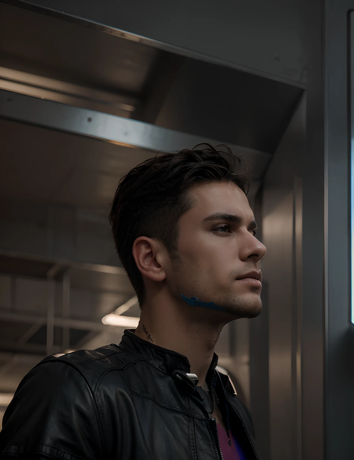 Change bagravond cyberpunk handsome boy realctic face