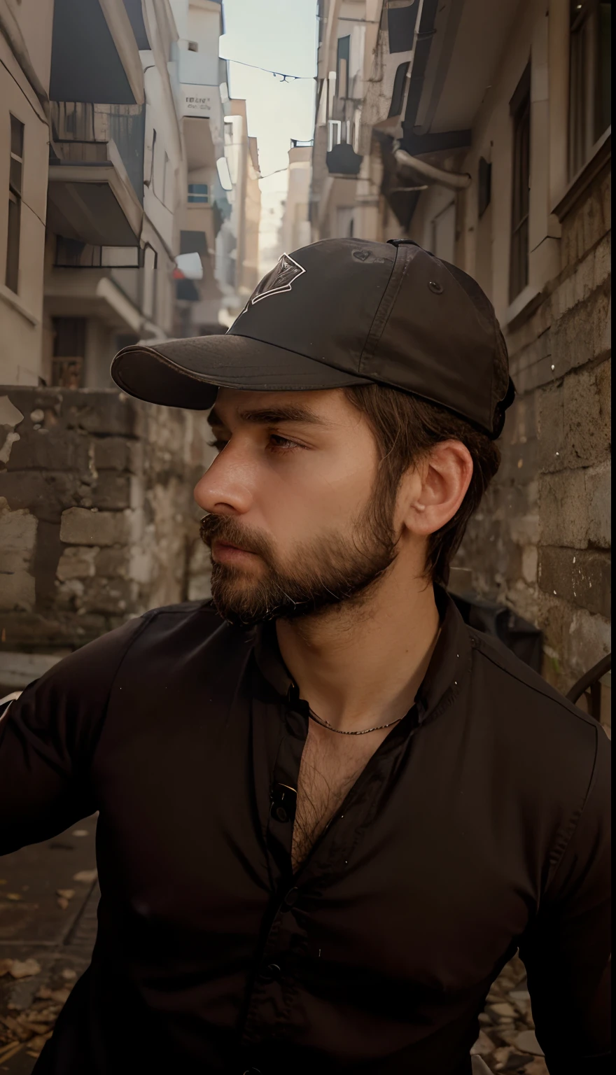 Change background ultra realistic Face 8k resolution realistic real face smooth beard