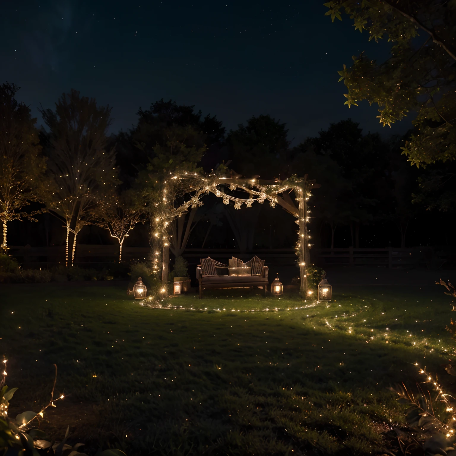 (best quality,4k,8k,highres,masterpiece:1.2),ultra-detailed,(realistic,photorealistic,photo-realistic:1.37),string lights background,glowing lights,sparkling atmosphere,warm and cozy ambiance,dreamy lighting,festive decorations,bokeh effect,soft glow,ethereal charm,colorful illumination,artistic display,vibrant colors,subtle shadows,playful patterns,glittering stars,magical atmosphere,romantic setting,enchanted mood,serene and peaceful backdrop,magical fantasy,nighttime scenery,twinkling lights ambiance,dazzling illumination,colorful light trails,endless rows of lights,serene and peaceful backdrop,elegant simplicity,relaxing environment,mystical beauty,romantic and whimsical setting