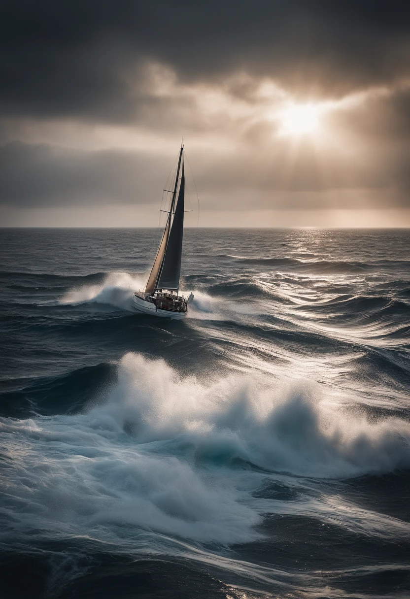 An image of a boat sailing in rough waters, ilustrando o conceito de enfrentar desafios e incertezas.
Remember to choose high-quality, visually appealing images that relate to the content of the video. -se de que a imagem de fundo esteja em harmonia com a mensagem que deseja transmitir aos espectadores. This will help create a visually appealing and captivating video. ultra realista.