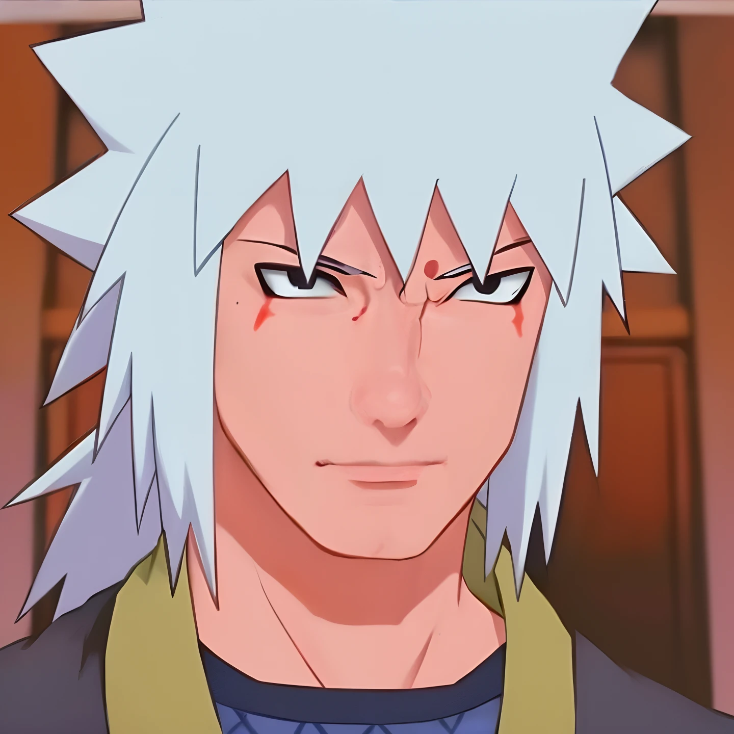 Realistic version of Jiraiya, hyperdetailled, hyperrealistic