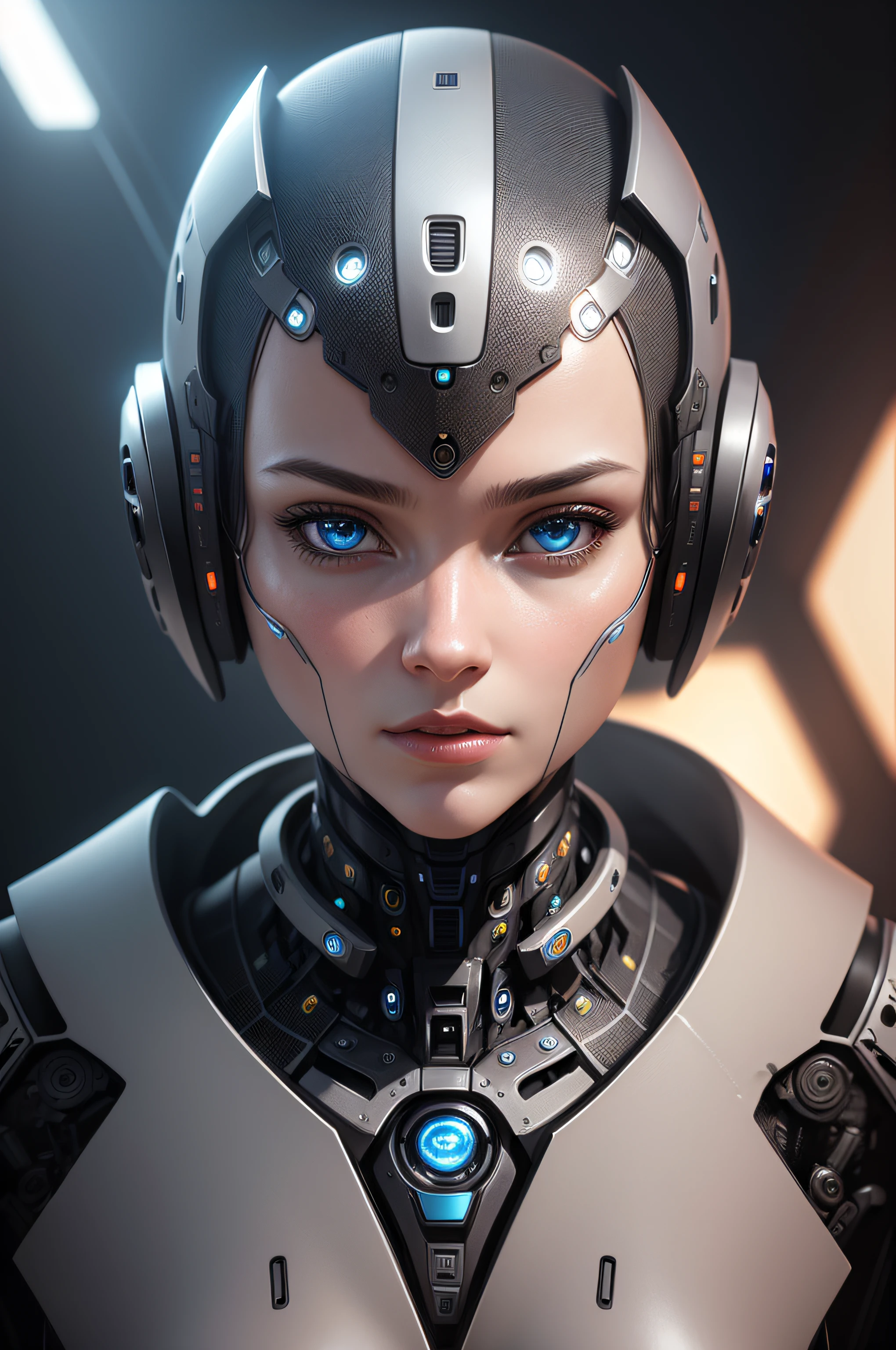 A close-up of a woman in a futuristic suit posing, portrait armored astronaut girl, cyberpunk shiny latex costume, portrait anime girl space cadet, cyber suit, cyberpunk 2 0 years. o model girl, various cybersuits, science fiction costume, cyberpunk pearl armor, Cyborg fashion model, science fiction costume, science fiction android woman, cyberpunk costume, inspired by Leng Mei