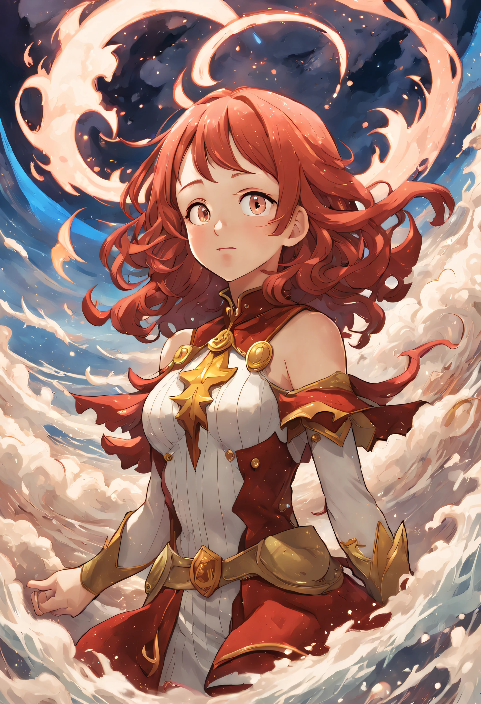 Obra maestra, La mejor calidad, Dream wave, aesthetic,1girl, Disparo de vaquero, Luna Roja,(desvanecerse:1.1),(Cambio dimensional:1.2),(sagrado:1.25), (fascista:1.15), (magica:1.25),(admirable:1.2) (afilado:1.1), anime Lora:Dream wave_SDXL:1