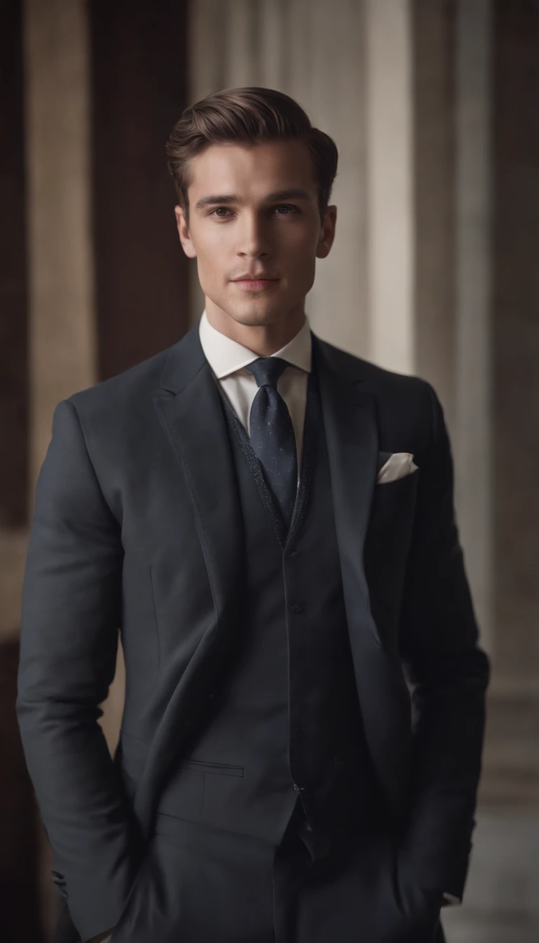 homem elegante vestindo roupas finas,retrato