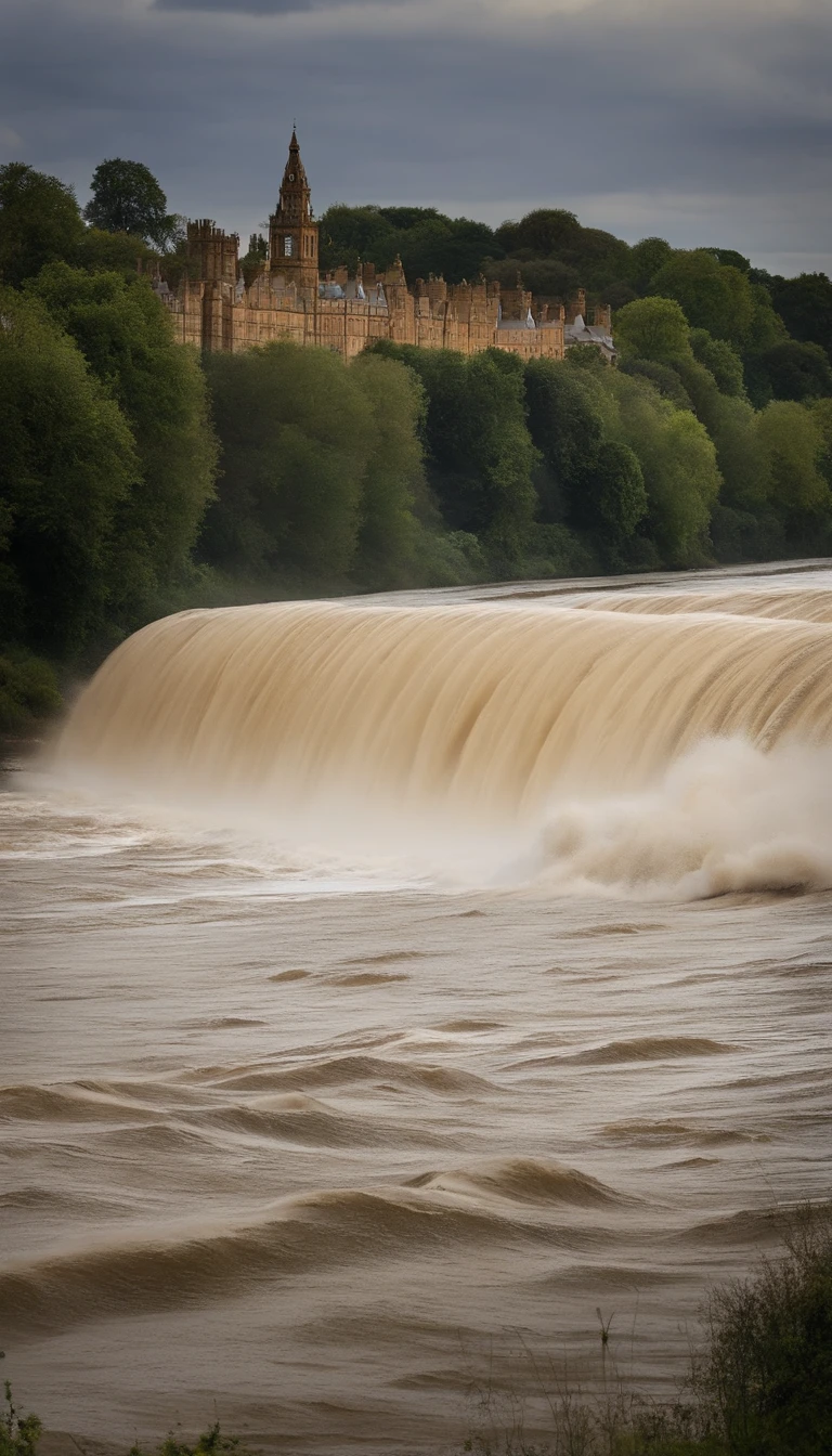 Tidal Wave in River Severn: O Rio Severn, no Reino Unido, It is famous for having the second largest tidal wave in the world, conhecida como a "Severn Bore." This tidal wave can reach up to 2 meters high and travel more than 25 kilometers upstream, creating a spectacular phenomenon for surfers and spectators alike.
