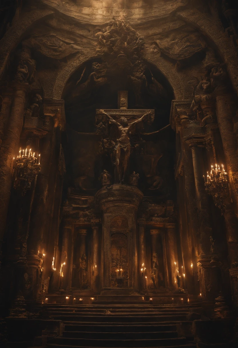 skull lucifer sitting above a pile of corpses, fantasy, intricate, elegant, highly detailed, centered, symmetry, painted, intricate, volumetric lighting, beautiful, rich deep colors masterpiece, sharp focus, ultra detailed, in the style of dan mumford and marc simonetti, astrophotography
