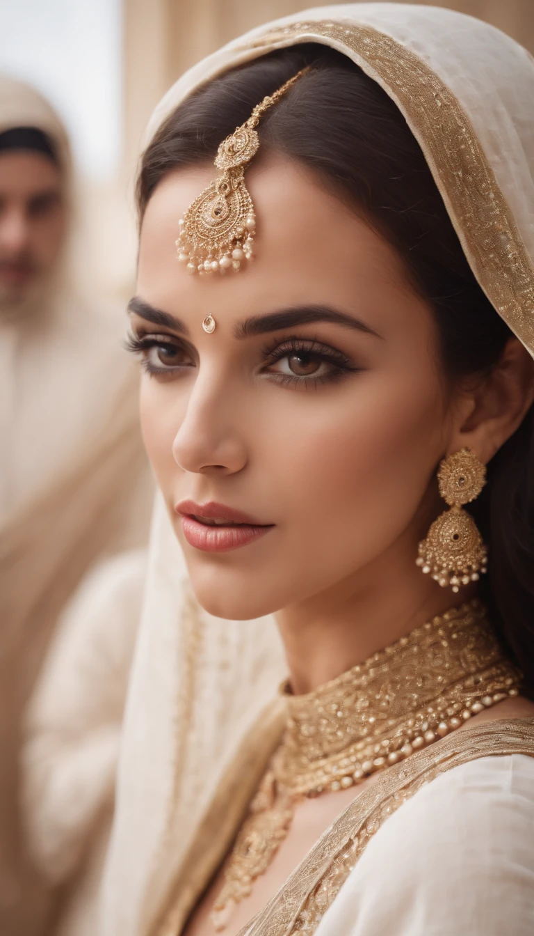 (masterpiece), best quality, expressive eyes, perfect face, Arabian, details, party,Birthday party, with mother and men surrounding her, Hijab, big titts, full body massage Dubai UAE, birthday party , dress short,table, standing, , ,strapon on cockold, wife's and a husband, with out clothes,