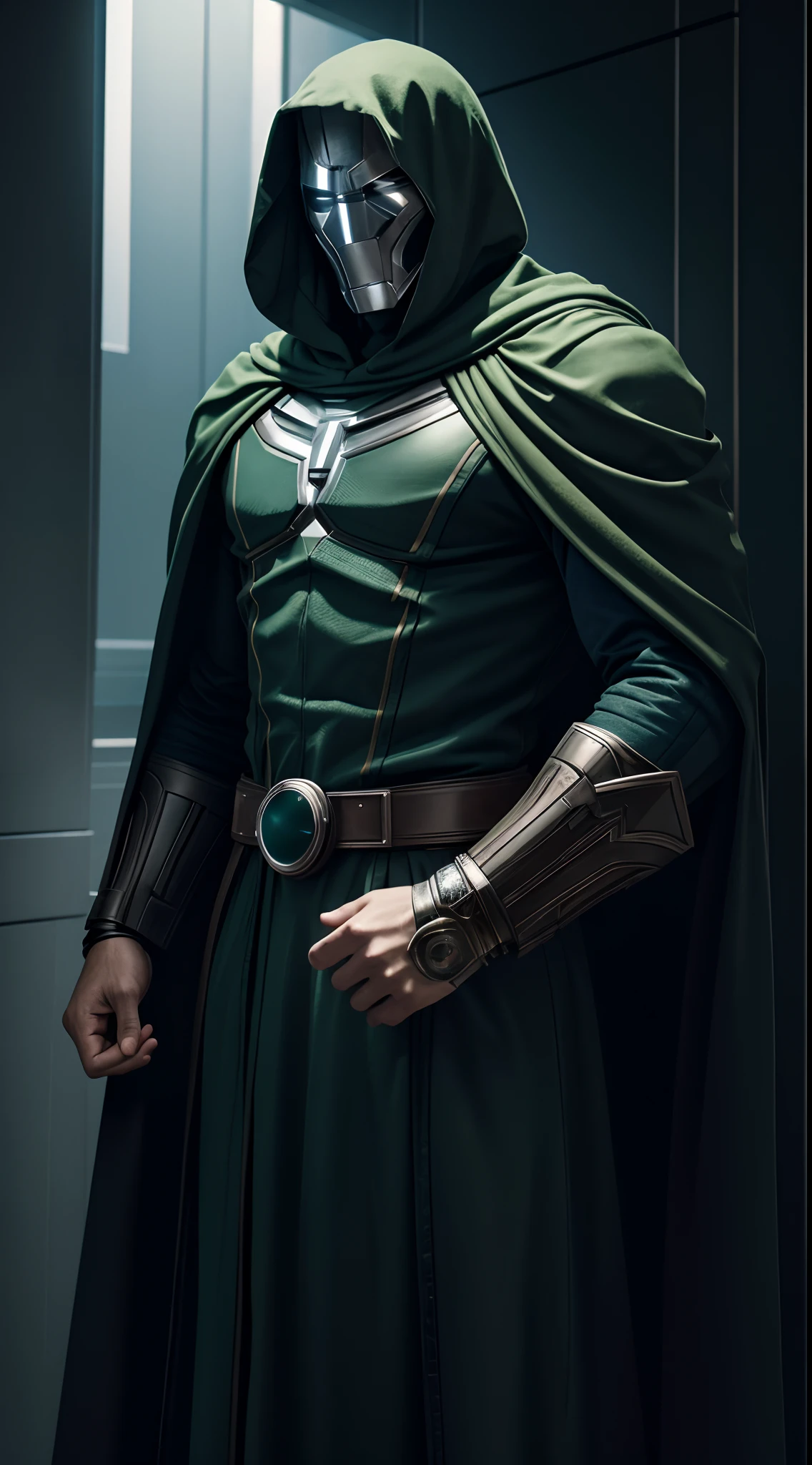 Doctor Doom Marvel, 35mm lens, photography, ultra details, HDR, UHD,8K