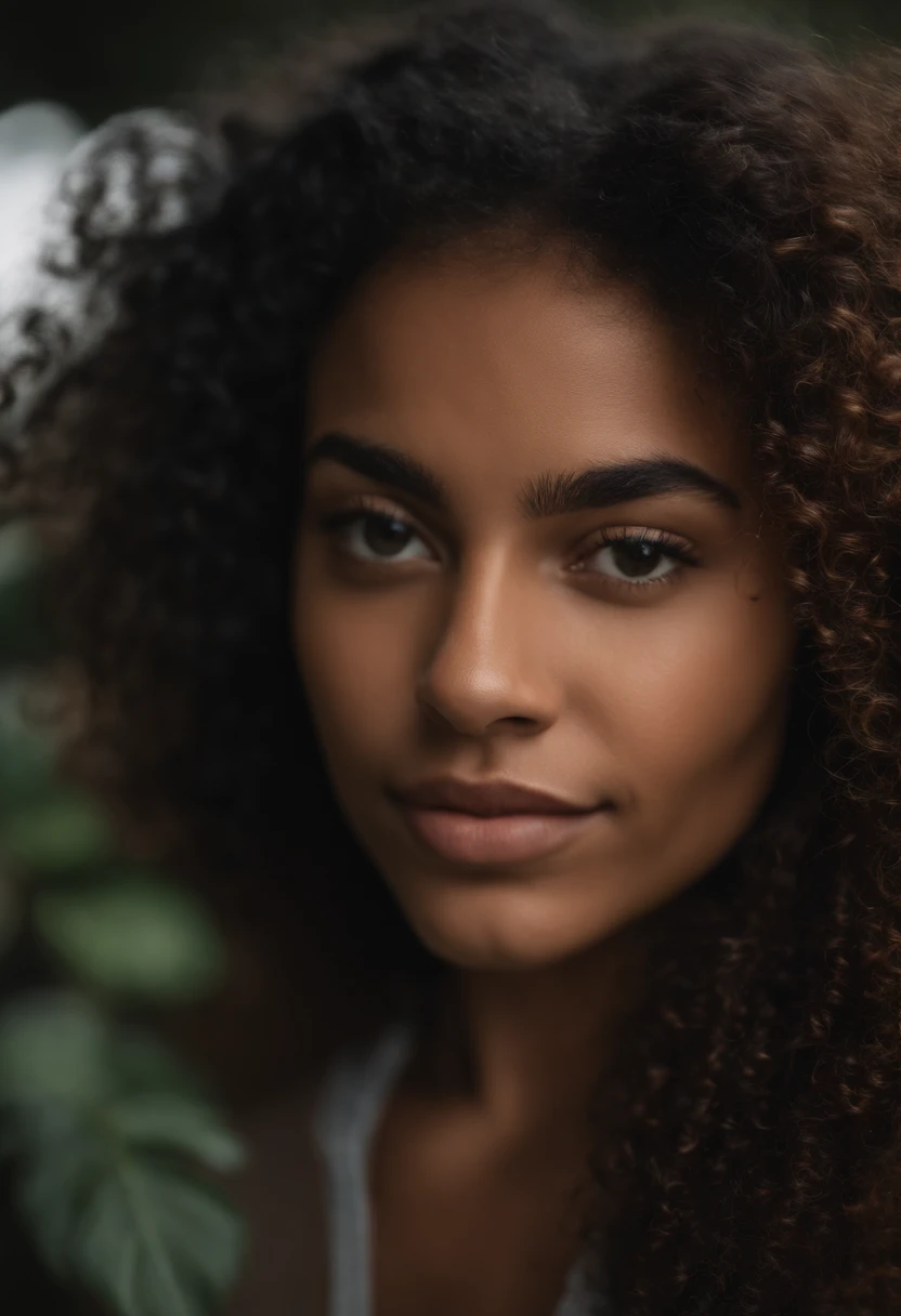 um close up de um jovem garoto de 18 anos com um grande cabelo encaracolado, franja encaracolado, afro encaracolado, curly middle part haircut, long messy curly hair, cabelos cacheados, messy curly hair, longos cabelos cacheados pretos selvagens, com longos cabelos cacheados, com um perm encaracolado, longos cabelos cacheados pretos, curly hair, encaracolado, (cabelos cacheados escuros e curtos), preto longo cabelo encaracolado longo, cabelo encaracolado preto