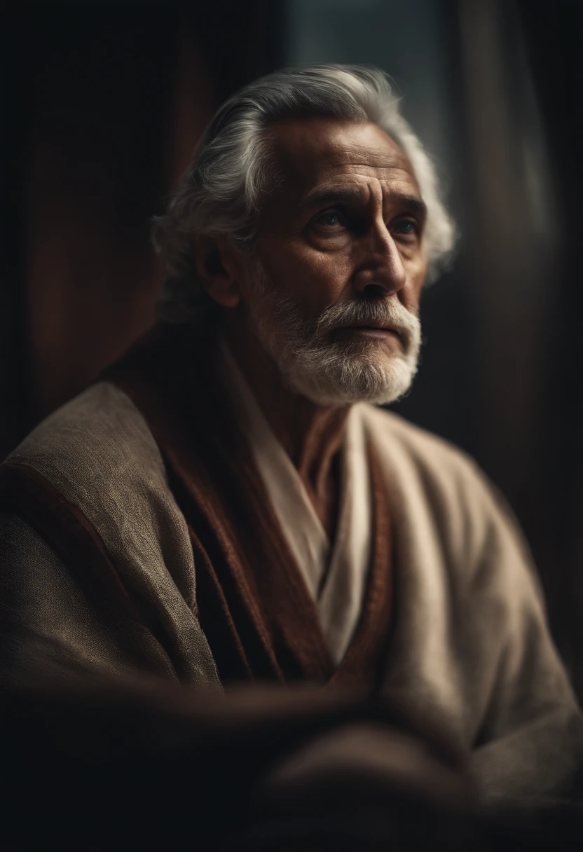 Face of a wise man