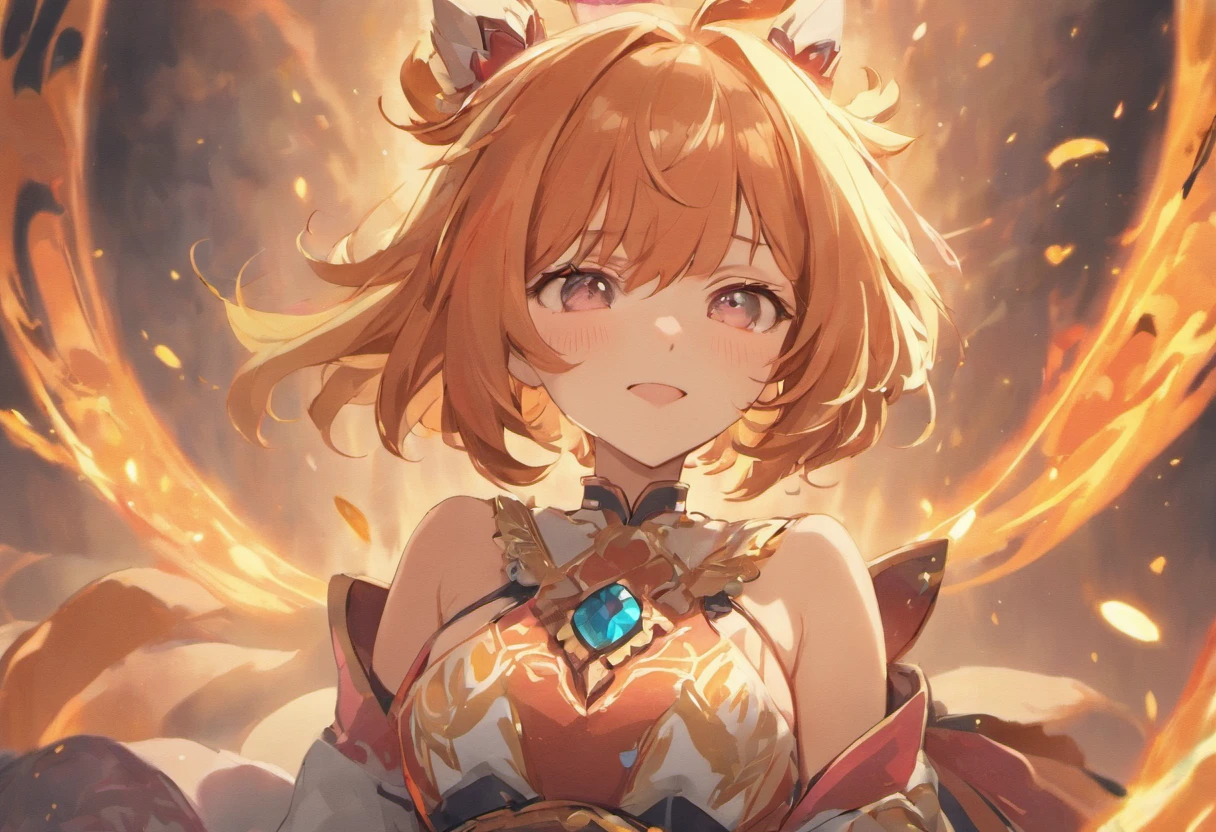 generate nahida from genshin impact, big tits, portrait, smile with closed eyes