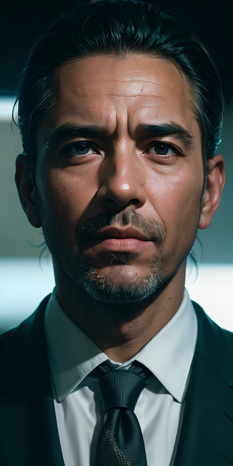 (((Businessman in suit))),  In his desk office, Photorealistic,  Photo,  masutepiece,  Realistic, Realism,  Photorealism, ( High contrast),  (((photorealistic digital art trending on Artstation 8k HD high definition detailed realistic))),  Skin Texture, Hyper Detailed, Realistic skin texture, armature, Best Quality,  ((超A high resolution)), (Photorealistic:1.4),, High resolution, Detailed, Raw photo, Sharp Re, by lee jeffries 「Nikon D850 Film」Stock Photo 4 Kodak Portra 400 Camera F1.6 lens rich colors hyper realistic lifelike texture dramatic lighting unrealengine trending on artstation cinestill 800,