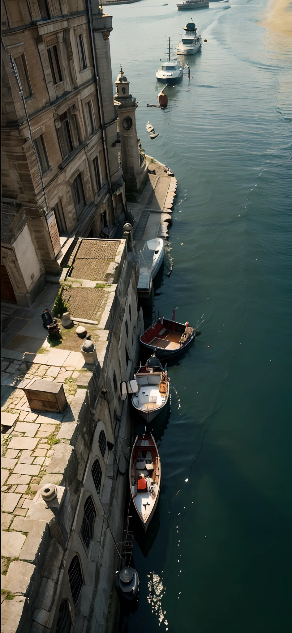 Add boat in this image