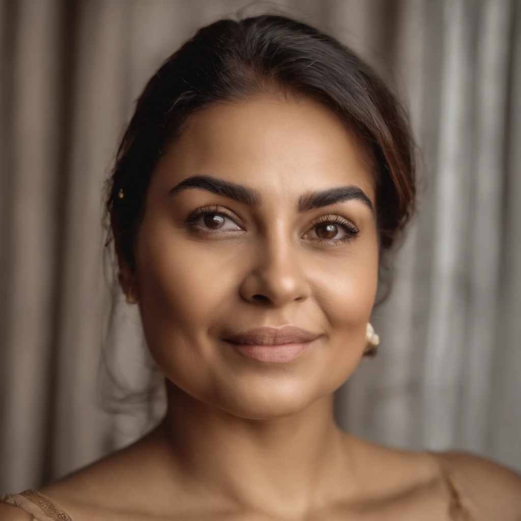 arafed woman holding a fake id card with a picture of a woman, passport photo, ssr card, official government photo,((Best quality)), ((bedroom)), (woman taking ), ((round face shape)), ((brown eyes)), ((brown hair)), (latina), adult, sexy, portrait shot, wearing white shirt