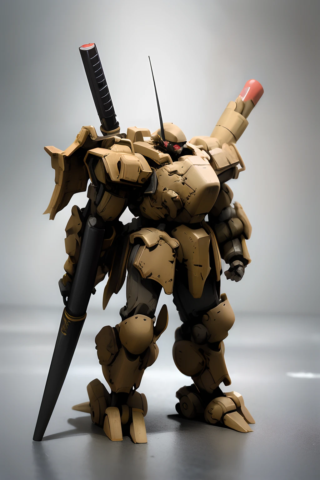 (masterpiece), best quality, 1robot, LEYNOS, There are various scratches on the armor, including deep and shallow scratches from being hit by bullets in battle.The metal is dirty with soot and smoke and shines dullly.It is a desolate wasteland, and the smoke from the battle is smoldering in places around it,