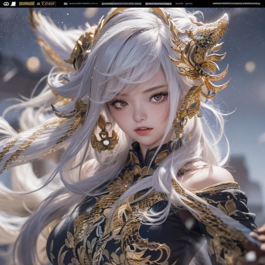 cinematic cgsociety,,combat scene、Chinese big breasts、Quaint、three kingdom、ember、100 people、Faraway view、intense battles、high detal、masuter piece、NSFW,gold, Black silk, Silk long sleeved gauze shirt,Quick-drying vest,Linen sweater,Python cloak,Flying Nine-Tailed Fat Ivory Flame Hairy Fox Star,Snowflake sky dark gold sulphur brocade snakeskin chest protection,Rouge diamond tulle transparent dragon scale leg guard,Fat woman space squat 1 in the snow:900 miniatures,Front view,Pure transparency,Wear boxing gloves,Ice is permeable to gas,Film light and shadow,Panorama ultra-wide angle,extremely happy,The texture of the real person is delicate,Strong visual impact,hyper-detailing,Dream girl,Refined face,prettyeyes,,The hair is blown up by the wind,high saturated,Zhou Xiaotong,crystal-clear,Good sense of perspective,Light and shadow effects,16K smooth,Surface reflected light