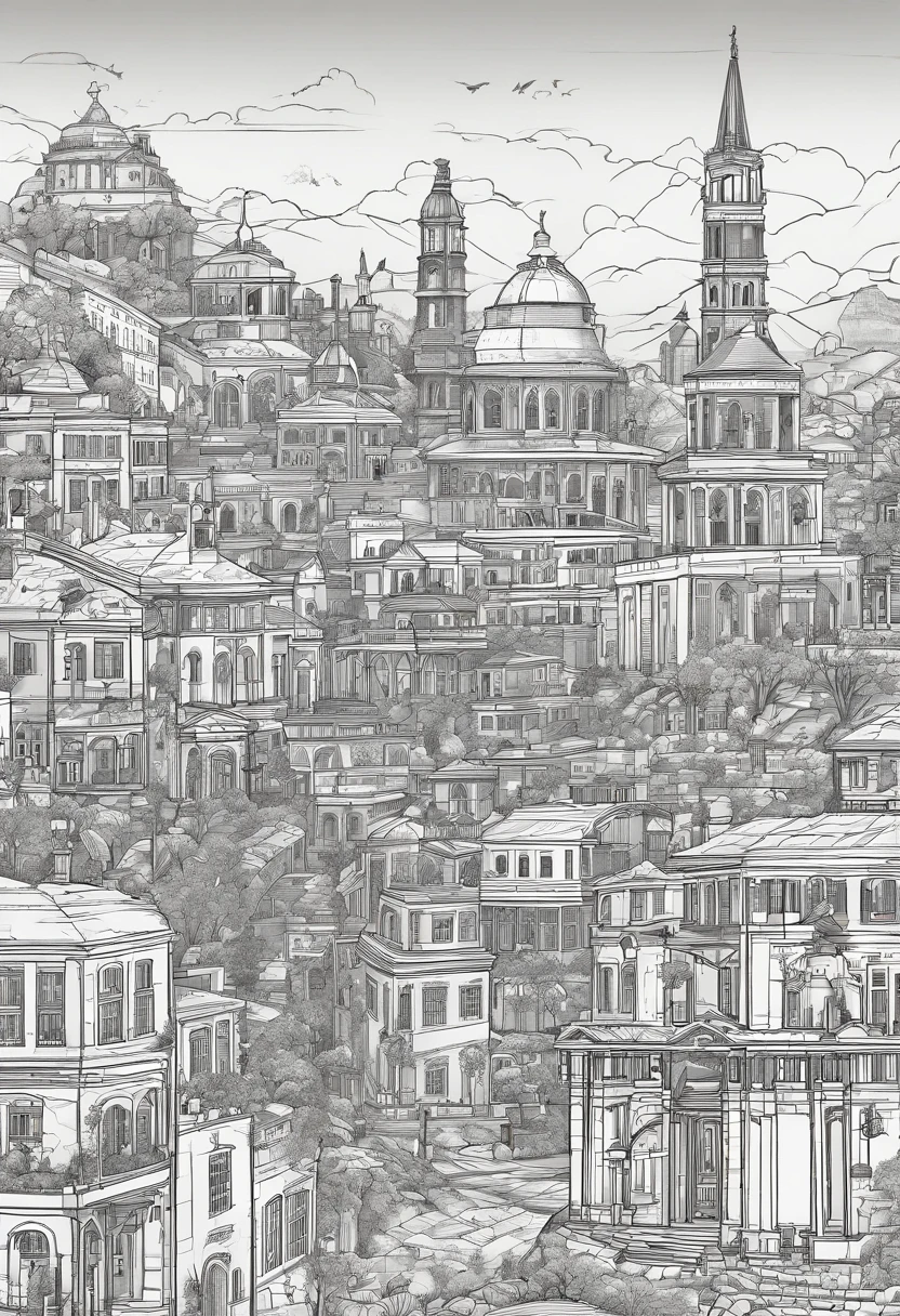 ((masutepiece)),((Best Quality)),((high detial)),((Realistic,))
industrial age cities, deep canyon in the middle, architectural streets, bazaars, bru, rainy day, Steampunk, European architecture