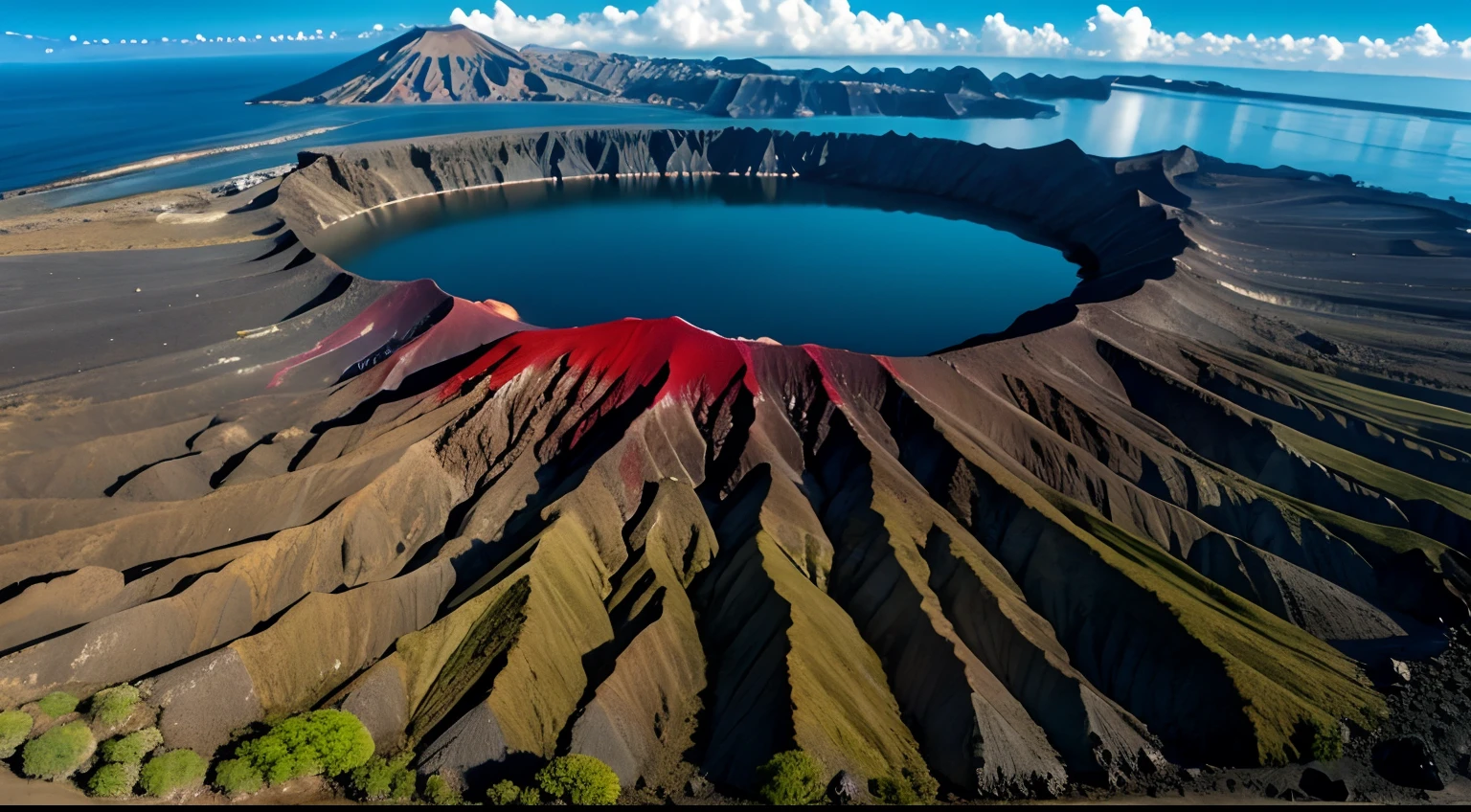 Volcanic island