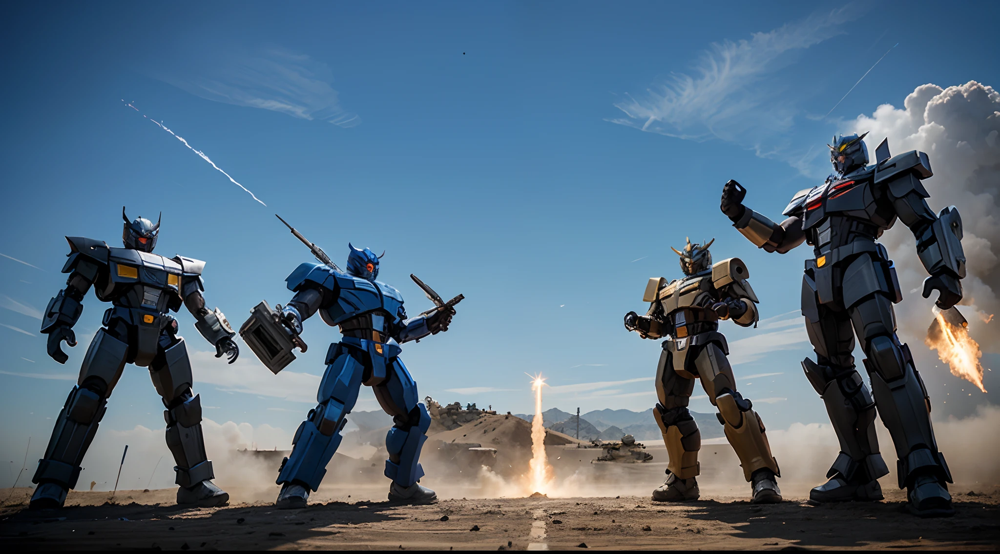 "With a flick of a switch or a simple command, Transformers can transform into powerful weapons, ready to defend their allies and defeat their enemies in epic battles."