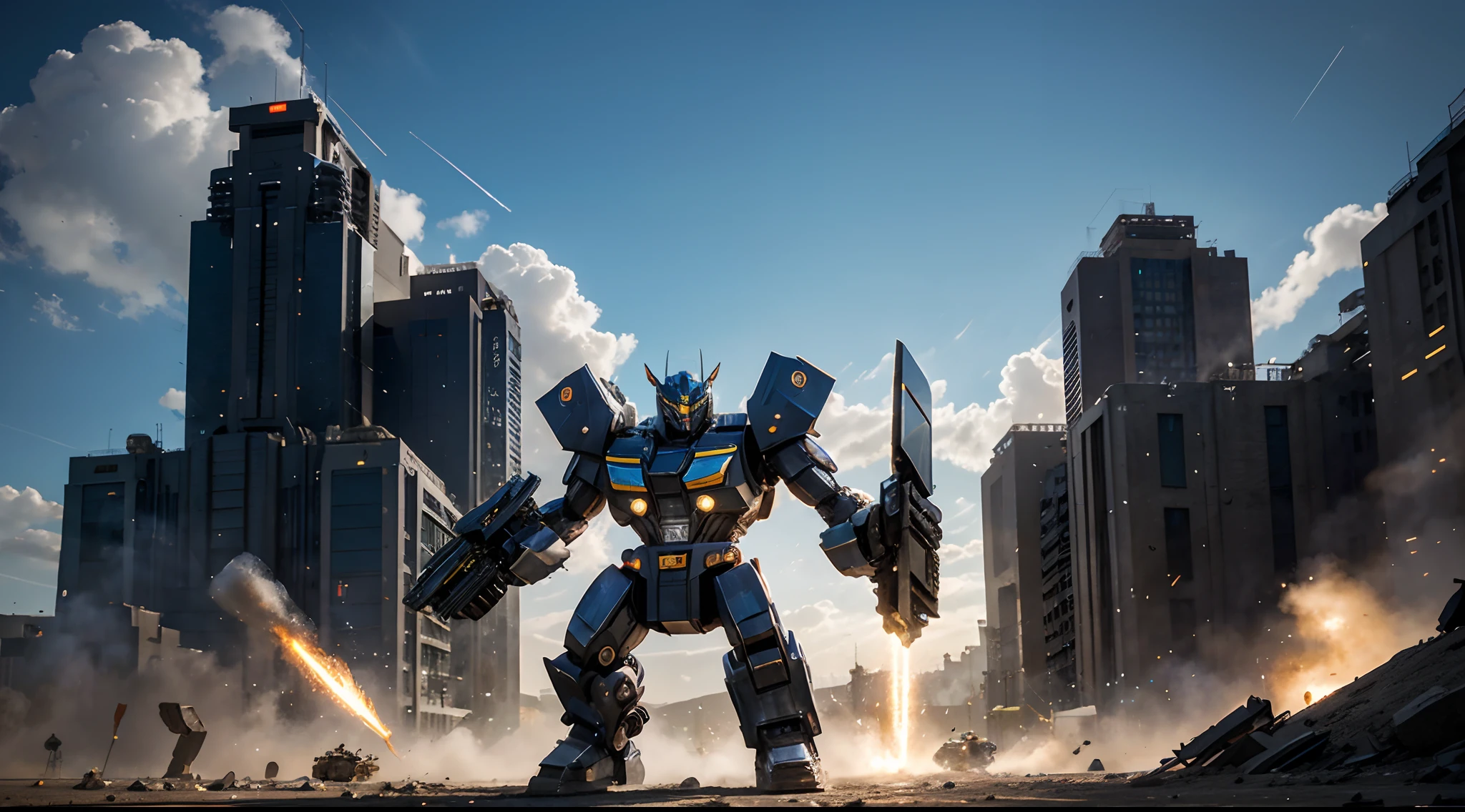 Transformers come in all shapes and sizes, from towering metallic giants to sleek, agile machines, each with unique abilities and personalities, With a flick of a switch or a simple command, Transformers can transform into powerful weapons, ready to defend their allies and defeat their enemies in epic battles.