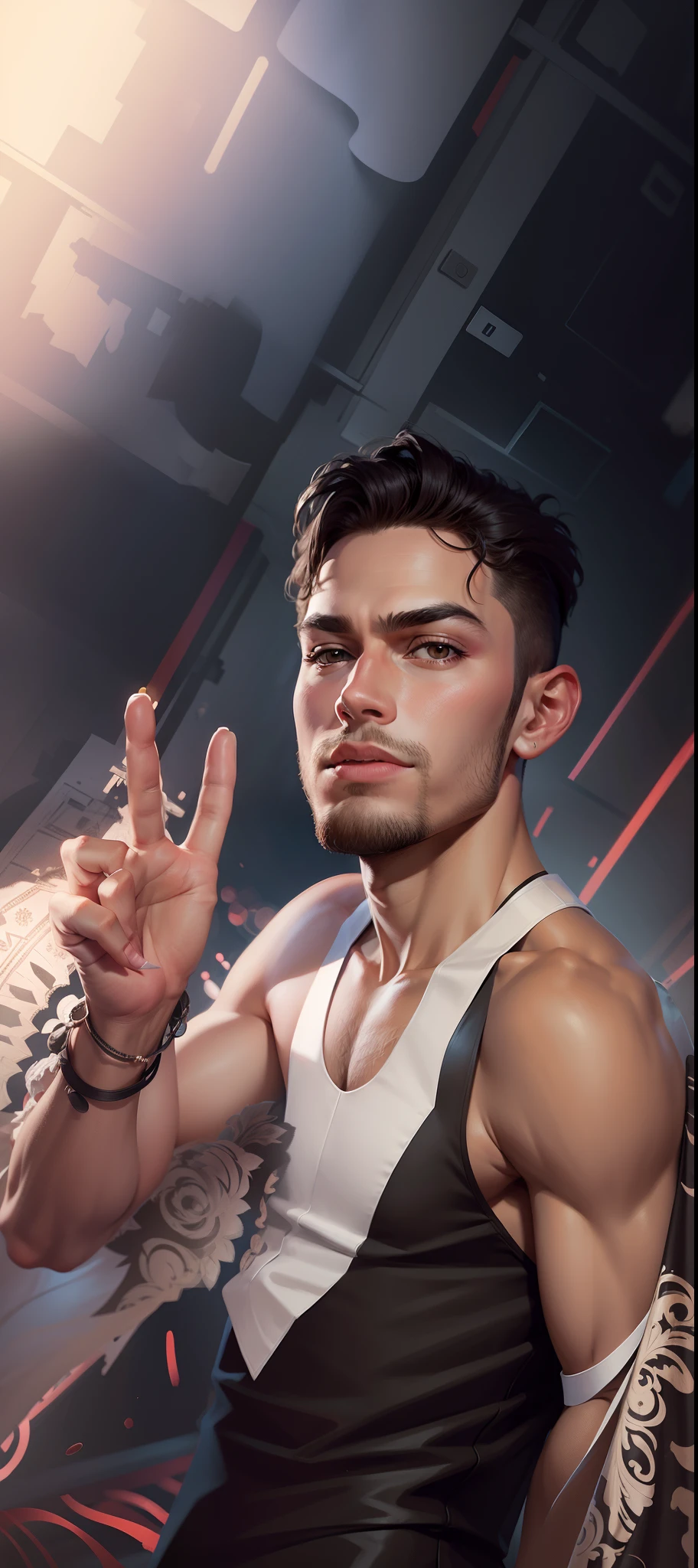 Vector art , handsome boy ,dress change,