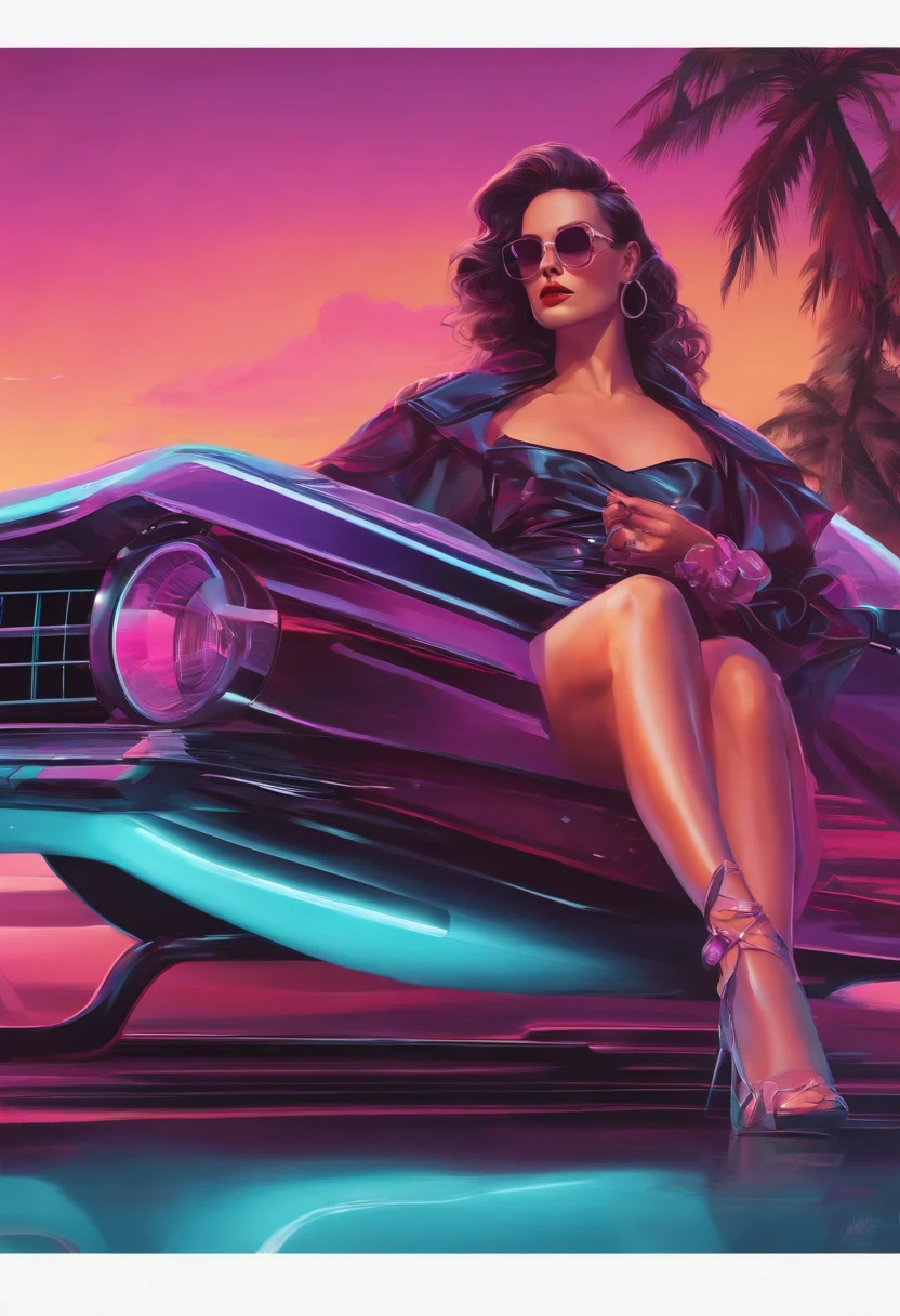 um close up de uma pessoa sentada em uma cadeira em frente a uma janela, estilo de arte synthwave, estilo de arte synthwave ]!!, arte synthwave, Fanart de Destiny, masterpiece epic retrowave art, arte do destino, [ estilo de arte synthwave ]!!, Artgem e Beeple Masterpiece, Estilo Synthwave, estilo de arte synthwave plano