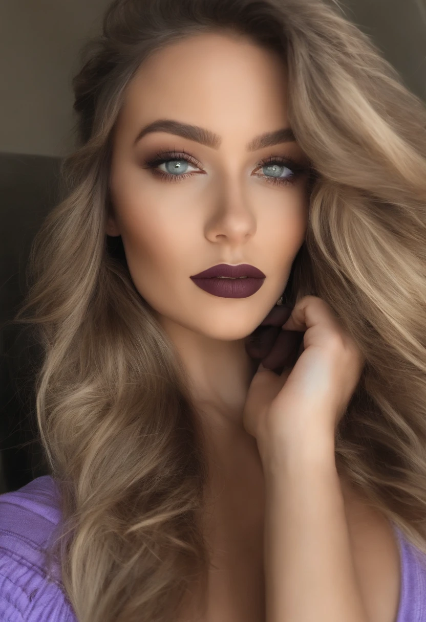 Femme arafed avec un bikini noir et un collier, fille sexy aux yeux bleu, Portrait Sophie Mudd, cheveux bruns et grands yeux, selfie of a young woman, Yeux de chambre, Violet Myers, sans maquillage, maquillage naturel, Look directly at the camera in the mirror, Visage avec Artgram, Maquillage subtil, Superbe selfie dans le miroir, piercing green eyes