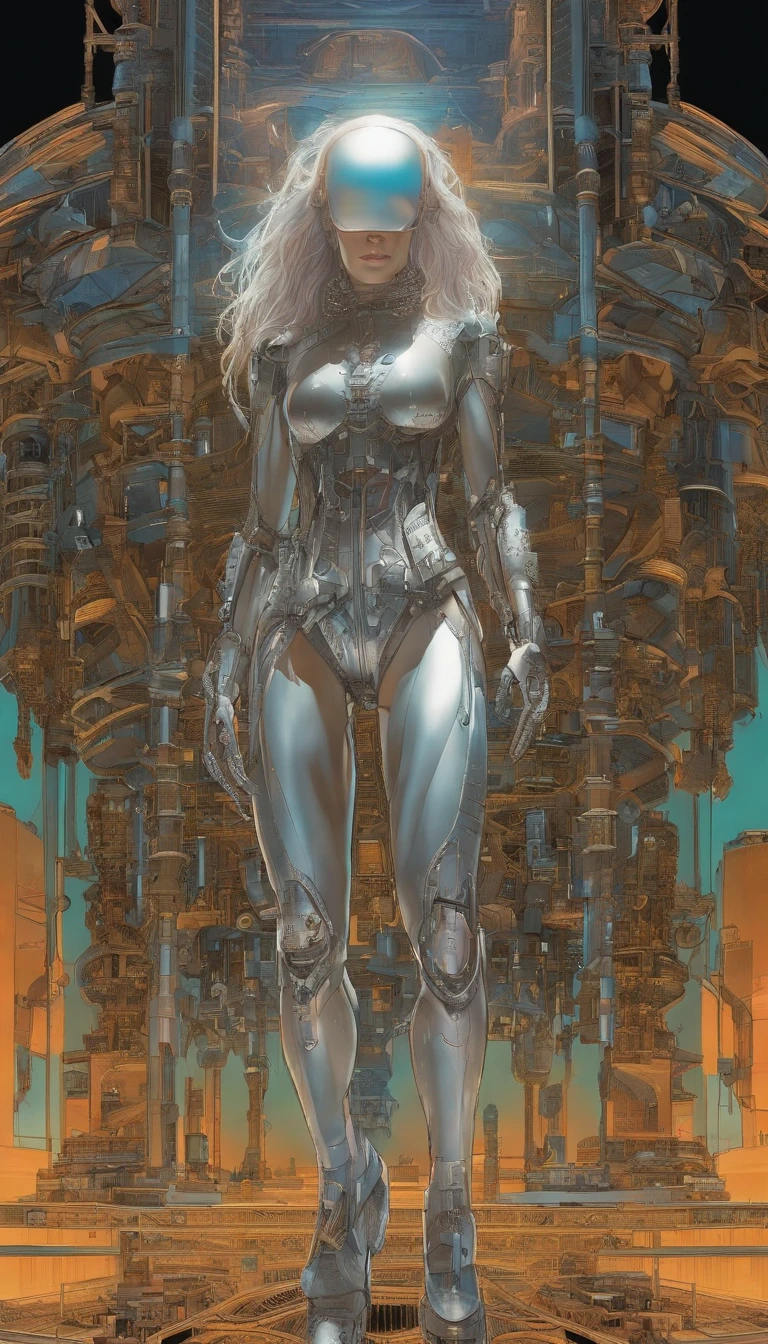 imagination,girl with,Solo,Afrofuturism streamlined exoskeleton scales and claws,bio punk,variety,Laurie Grizzley's illustration of a complex mechanical body,Elaborate portrait of Billie Eilish as a character in Ghost in the Shell by Laurie Grizzley and Takeshi Obata,Endoscopy of the ever-incapsulated neutral field of Digiworld,Masked Man,Angel phantom cyborg with cable and electronic cable tentacles,Infinite Mirror Glitch by Larry Carlson of Glitch,