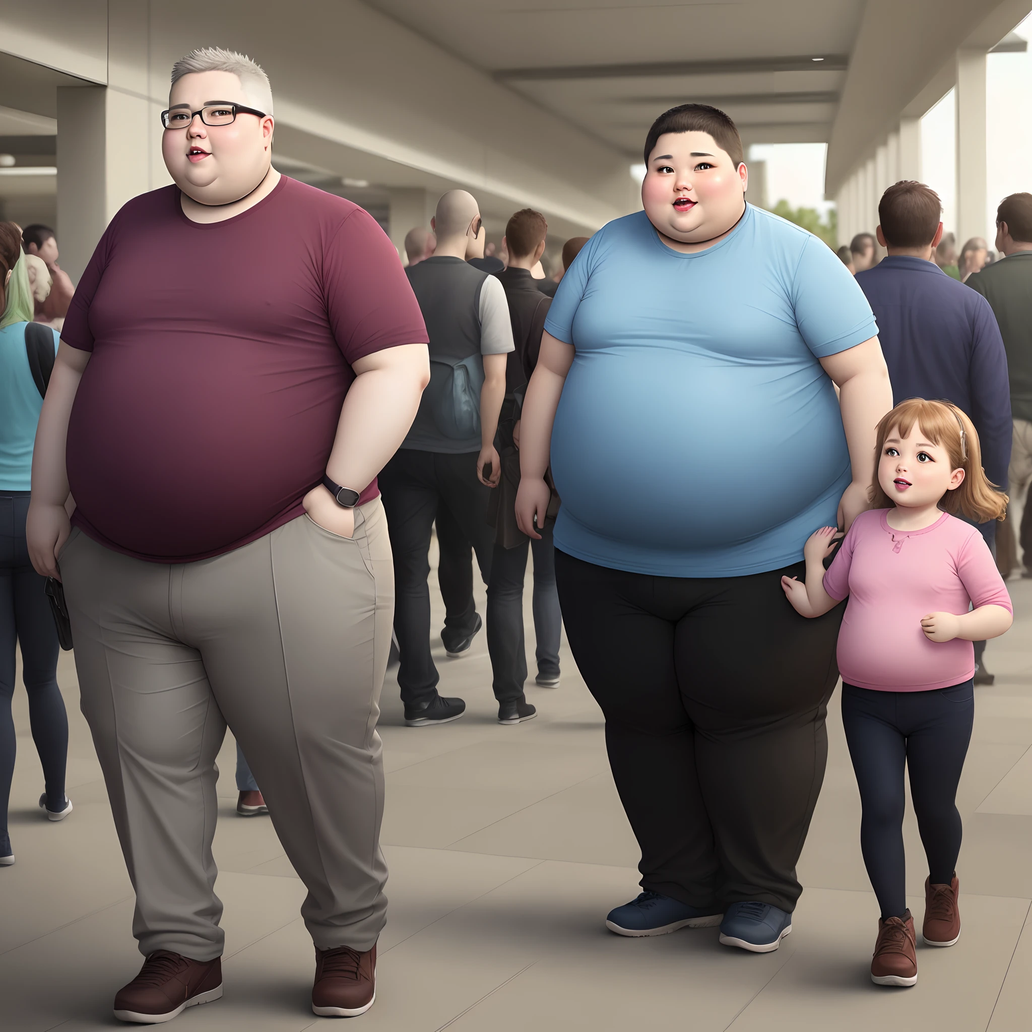 People who are overweight and do not stand