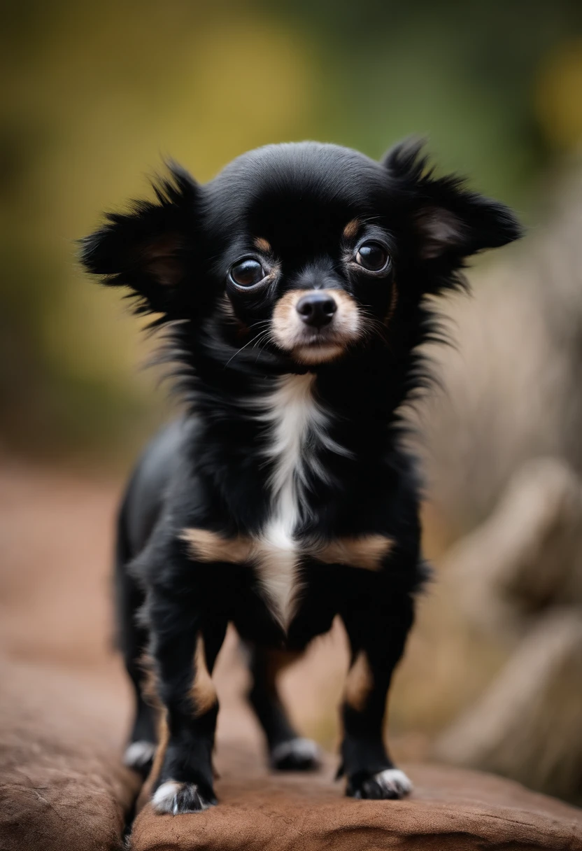 Deformed　Chihuahua Girls　Black fur