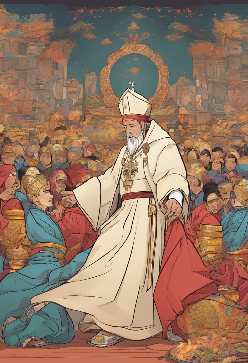 pope,年轻,ember,Asian people