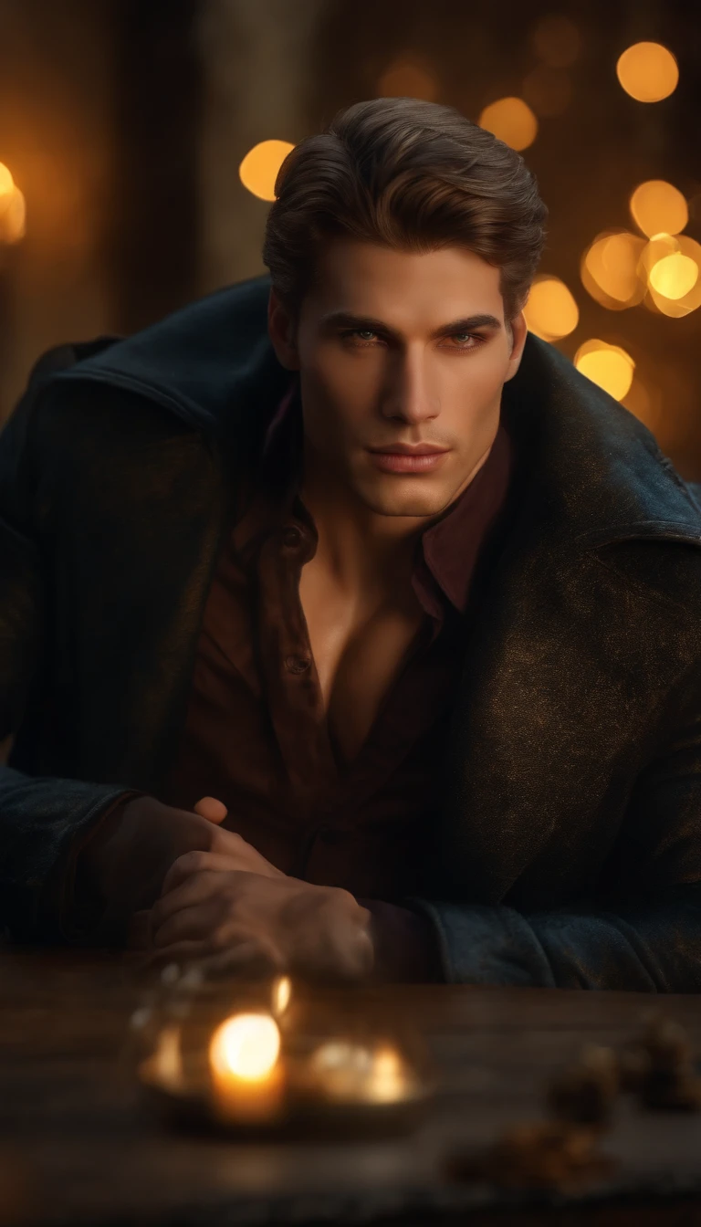 A man, whom was once a boy left behind is now a man, never to so much as fall behind again. He reflects over his vast empire and material wealth. (masterpiece: 1.5) (photorealistic: 1.1) (bokeh) (best quality) (detailed skin texture pores hair: 1.1) (intricate) (8k) (HDR) (wallpaper) (cinematic lighting) (sharp focus )