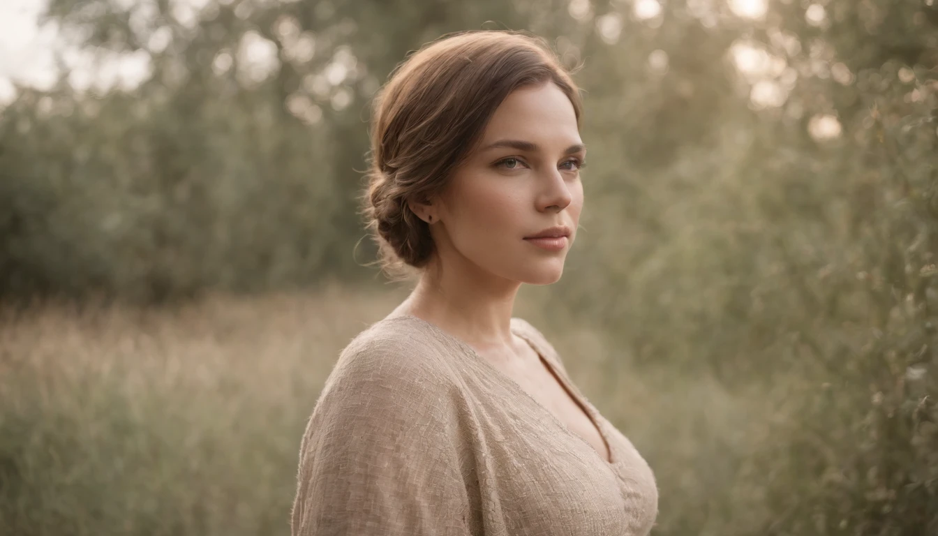 farm girl showing breasts