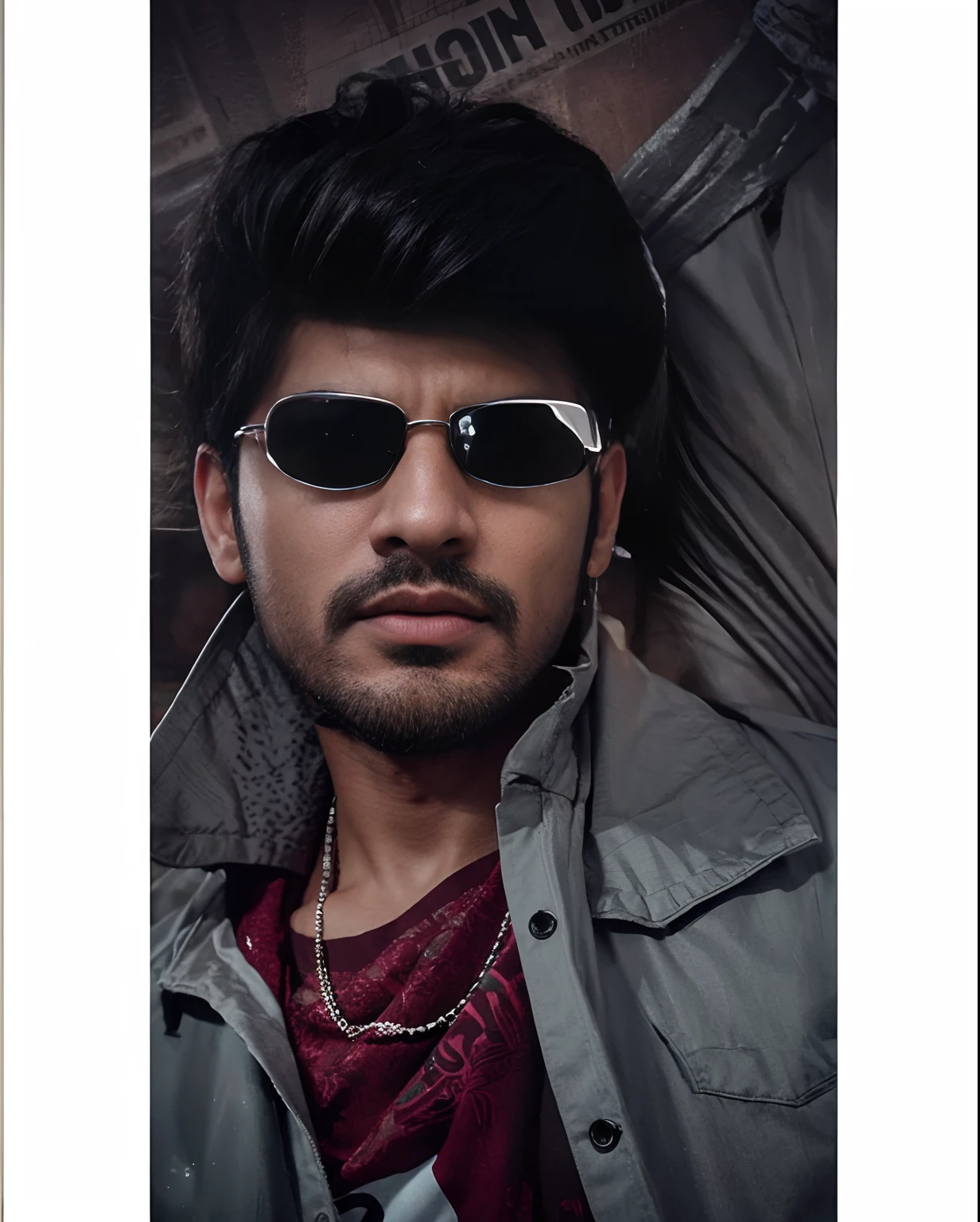 Chenge Background Gangster Den Handsome Boy , Realistic Face , 8k Ultra