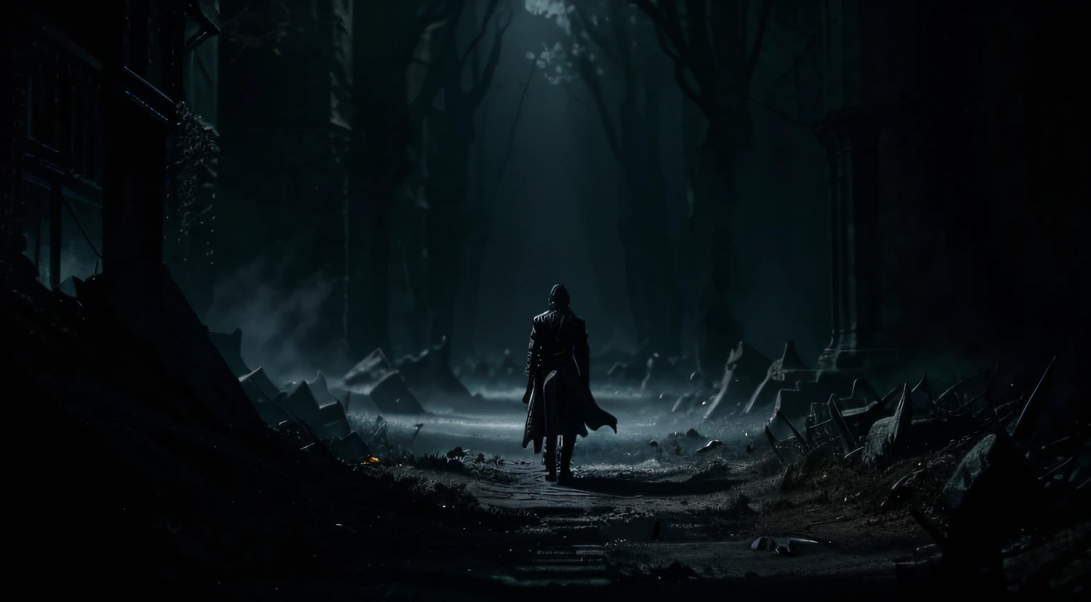 image of The underworld depicted as a dark, treacherous realm with lurking dangers.