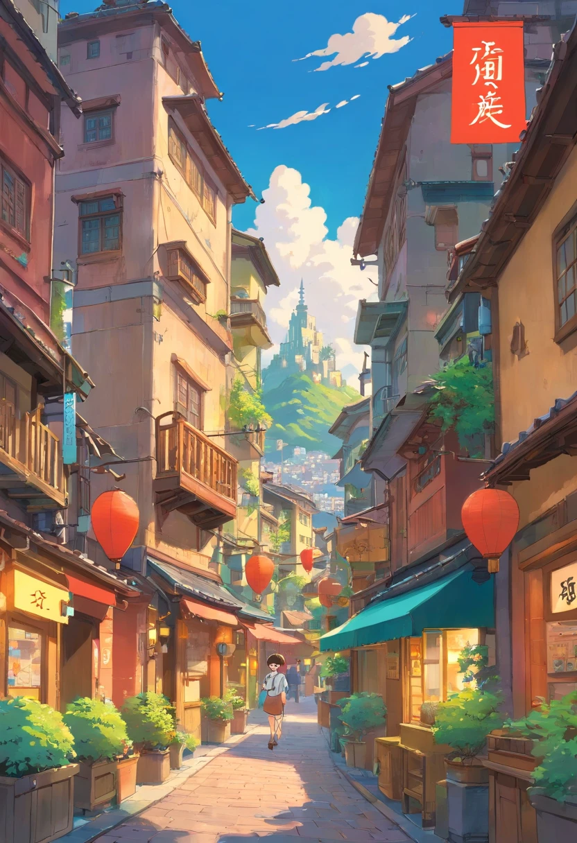 A big city with development potential，A young man came here from a distant mountain village，Feel under the weather。It is surrounded by the bustling scene of the modern city。