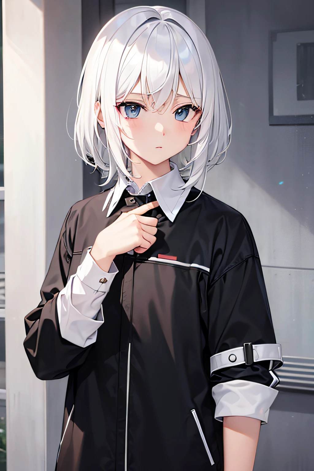 white hair youth a cool