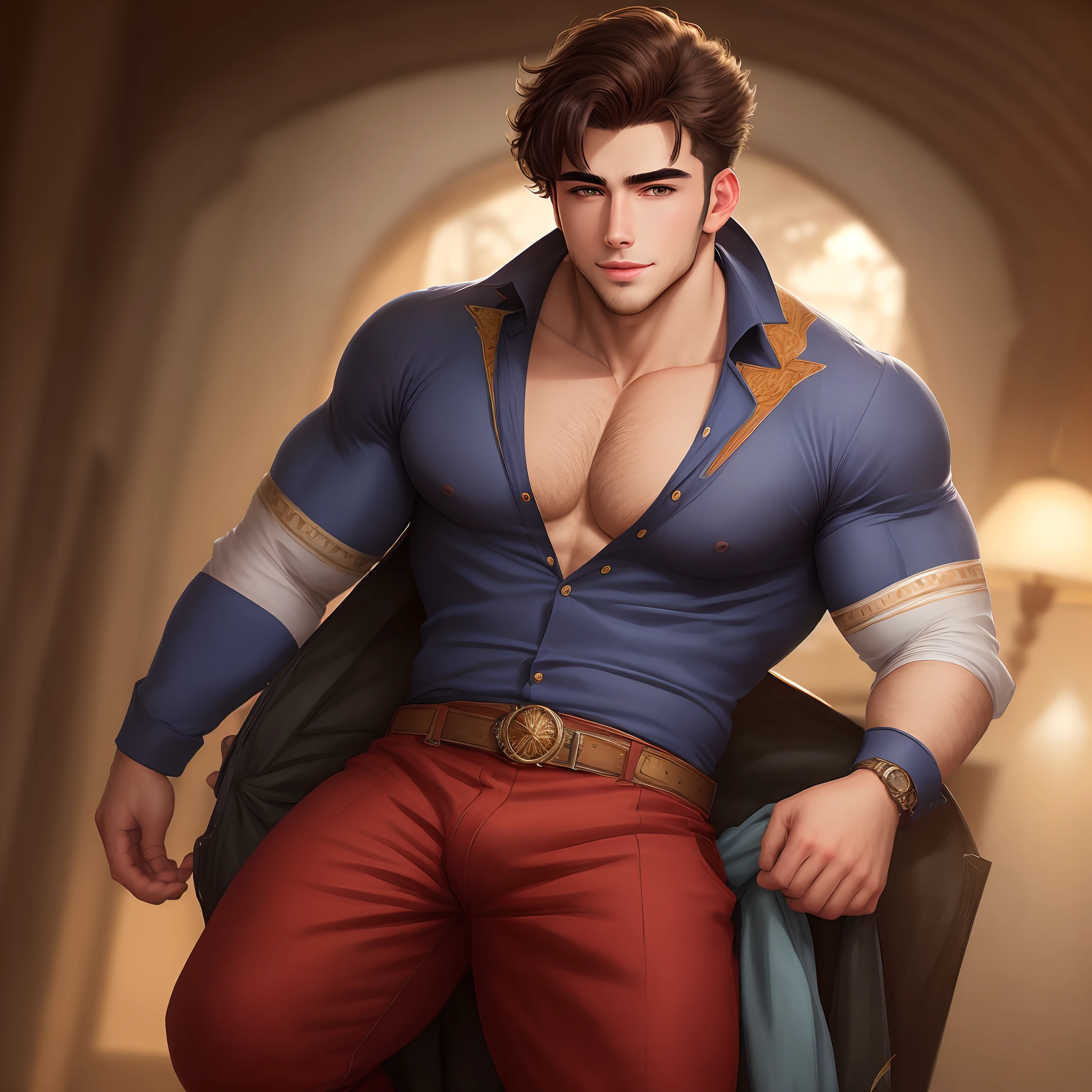 Handsome boy with large