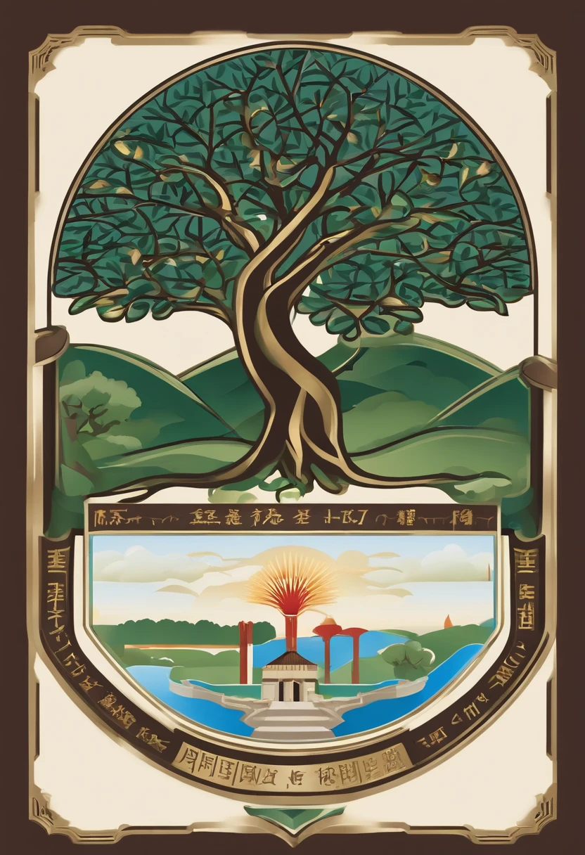 The central part of the circular class emblem is the main building of Hangzhou Xiaoshan Yiqiao Experimental School，Surrounded by green foliage，Write the class name "Class 707" below，The font can be italics or line writing，The color is gold。
Below the class emblem，Plus the year of creation of the school "1999"，and the school's educational philosophy："Tree first-class school spirit，Create a famous school"。The font can be selected in italics，The color is black。
The background color of the entire class emblem can be selected as dark blue，Symbolizes the ocean of knowledge，At the same time, it can also highlight the important position of the school in the field of education