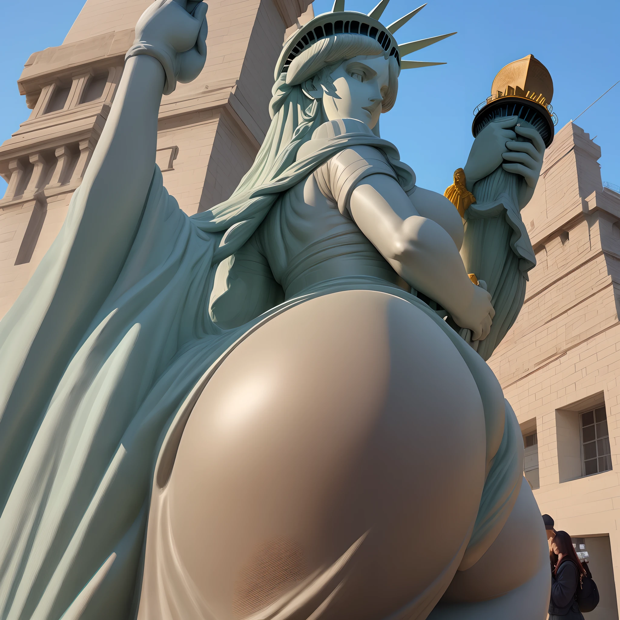 Big booty  statue of Liberty