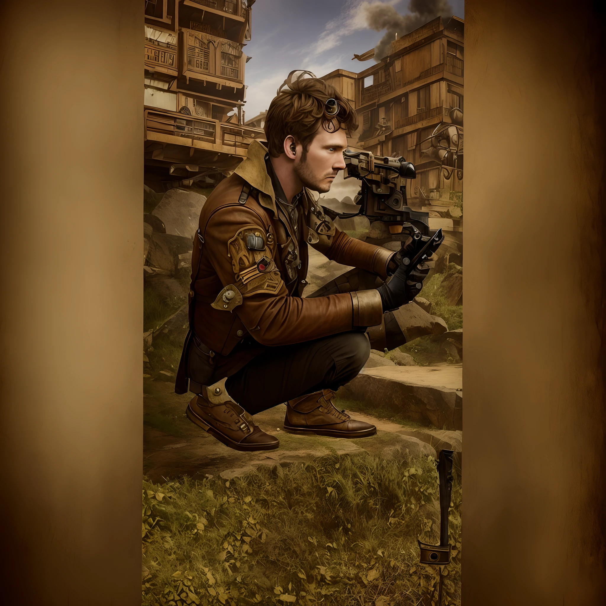 SteamPunkAI, Chris Pratt as Cogpunk soldier