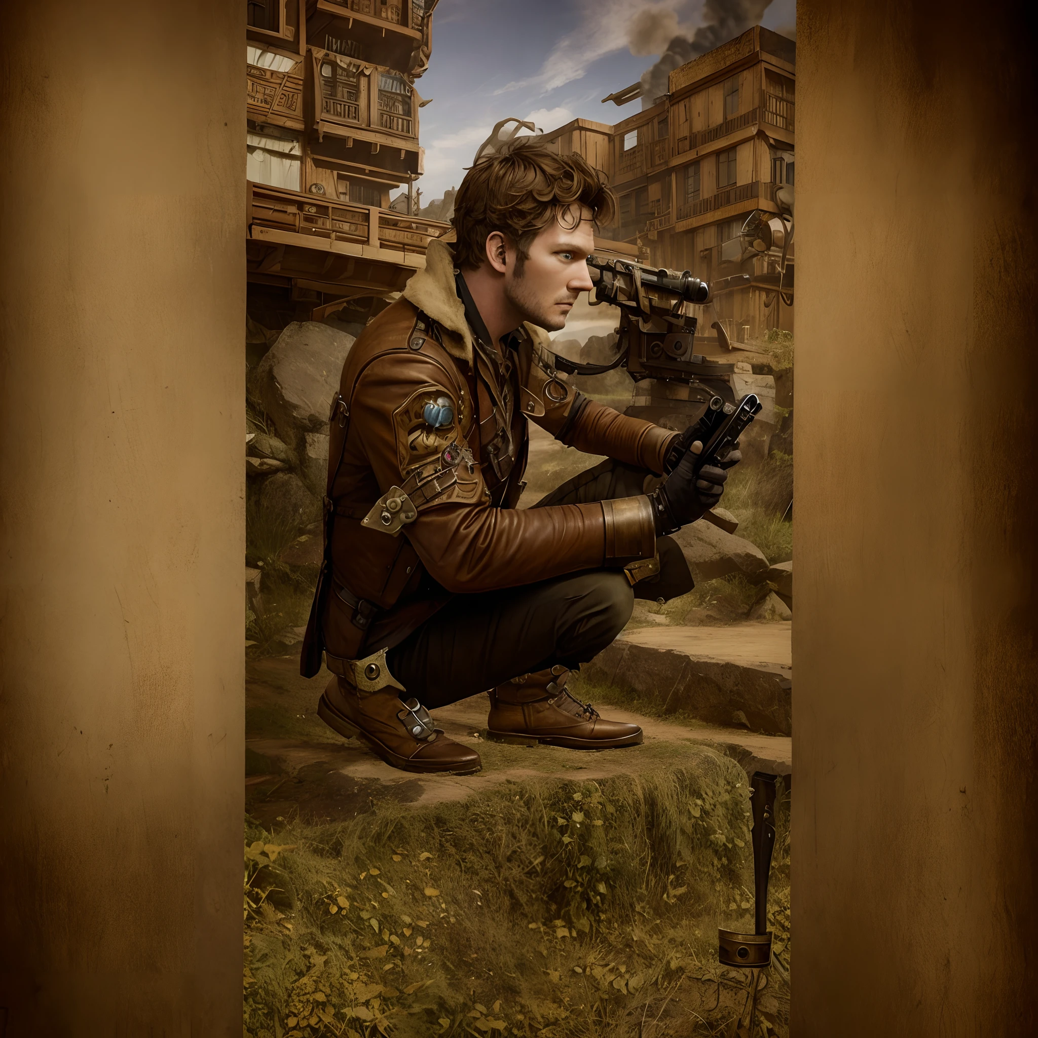 SteamPunkAI, Chris Pratt as Cogpunk soldier